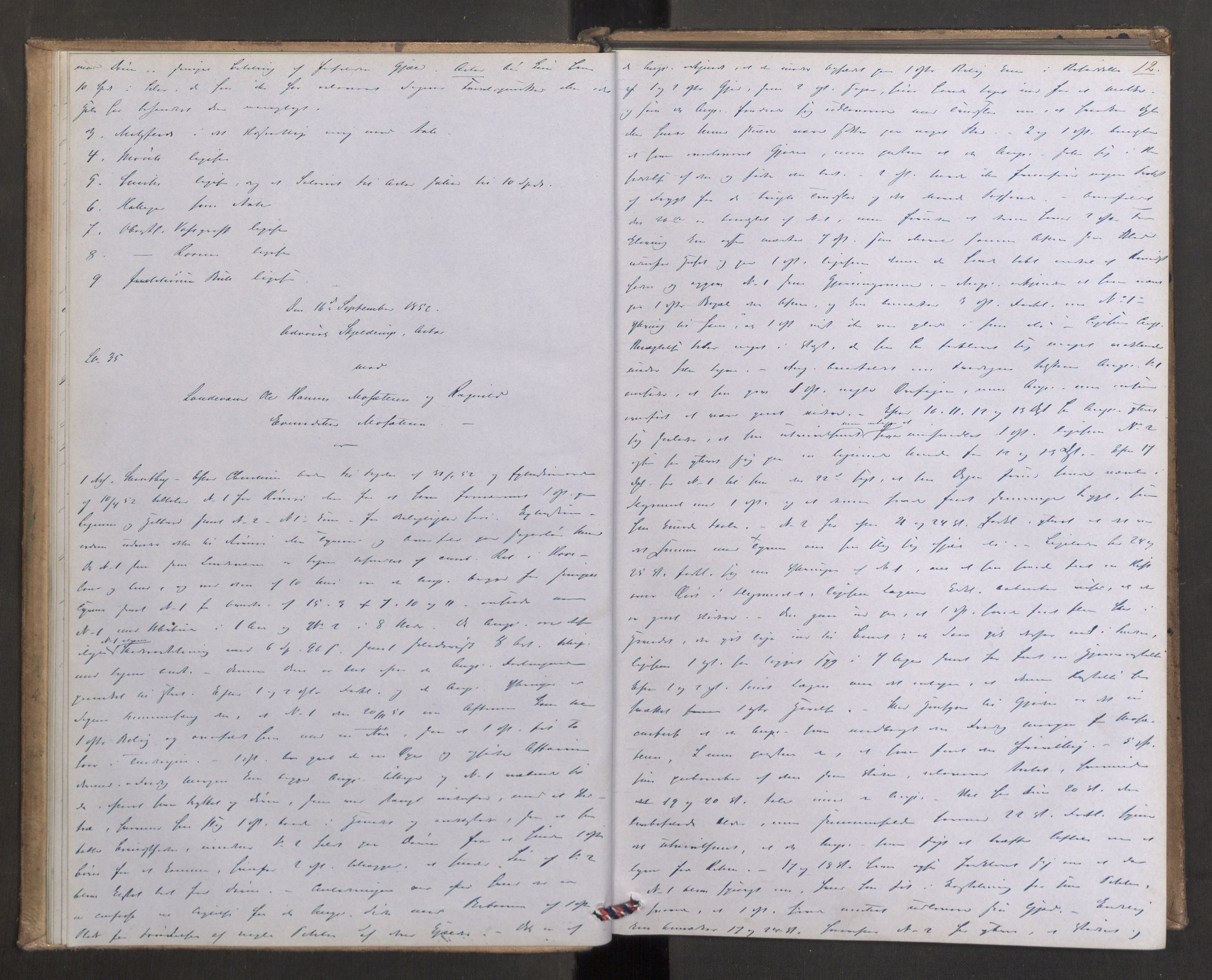 Høyesterett, AV/RA-S-1002/E/Eb/Ebb/L0045/0002: Voteringsprotokoller / Voteringsprotokoll, 1852-1853, s. 11b-12a