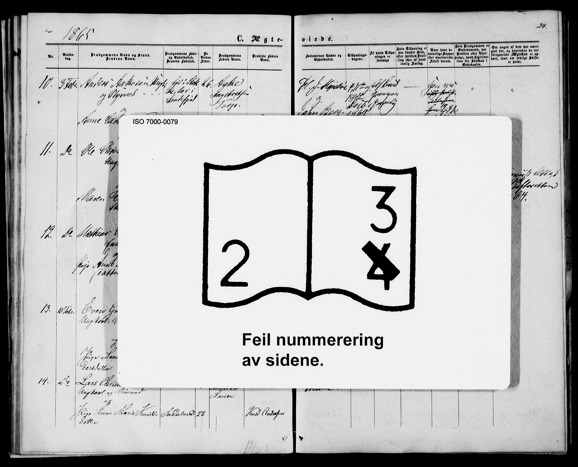 Sandar kirkebøker, AV/SAKO-A-243/F/Fa/L0009: Ministerialbok nr. 9, 1862-1871, s. 24