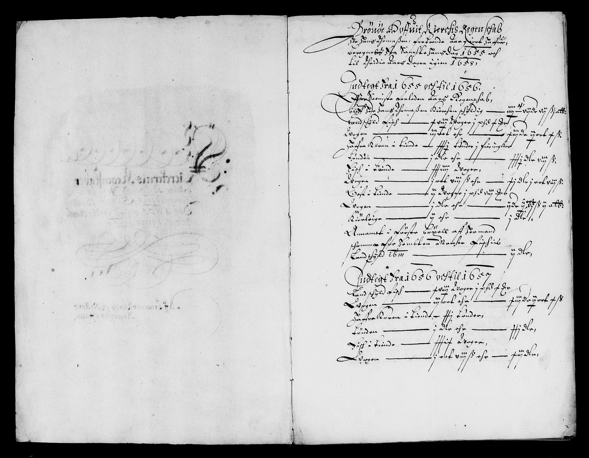 Rentekammeret inntil 1814, Reviderte regnskaper, Lensregnskaper, RA/EA-5023/R/Rb/Rbz/L0038: Nordlandenes len, 1646-1661