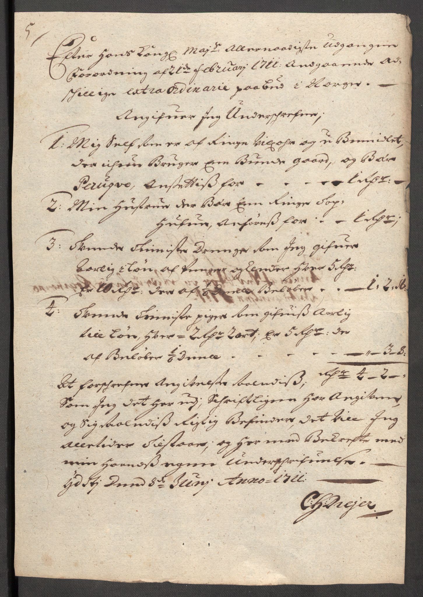 Rentekammeret inntil 1814, Reviderte regnskaper, Fogderegnskap, AV/RA-EA-4092/R62/L4201: Fogderegnskap Stjørdal og Verdal, 1711, s. 533