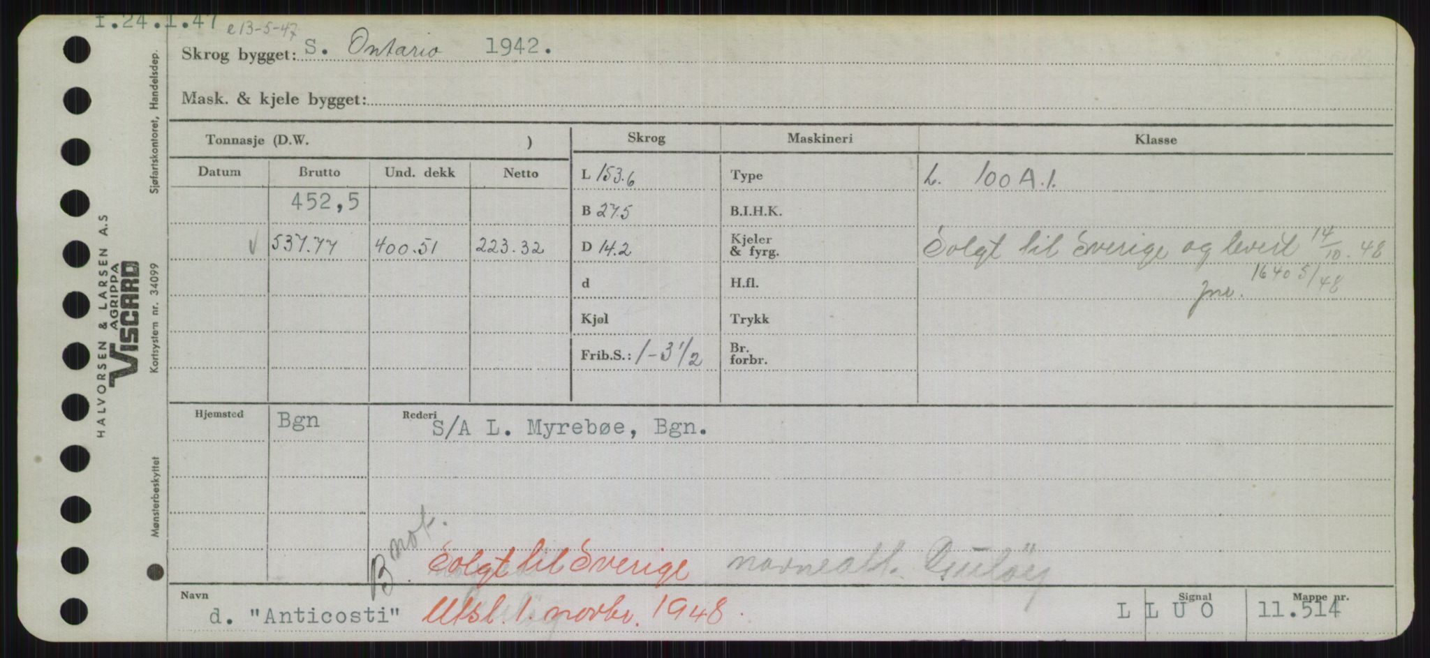 Sjøfartsdirektoratet med forløpere, Skipsmålingen, RA/S-1627/H/Hd/L0001: Fartøy, A-Anv, s. 787