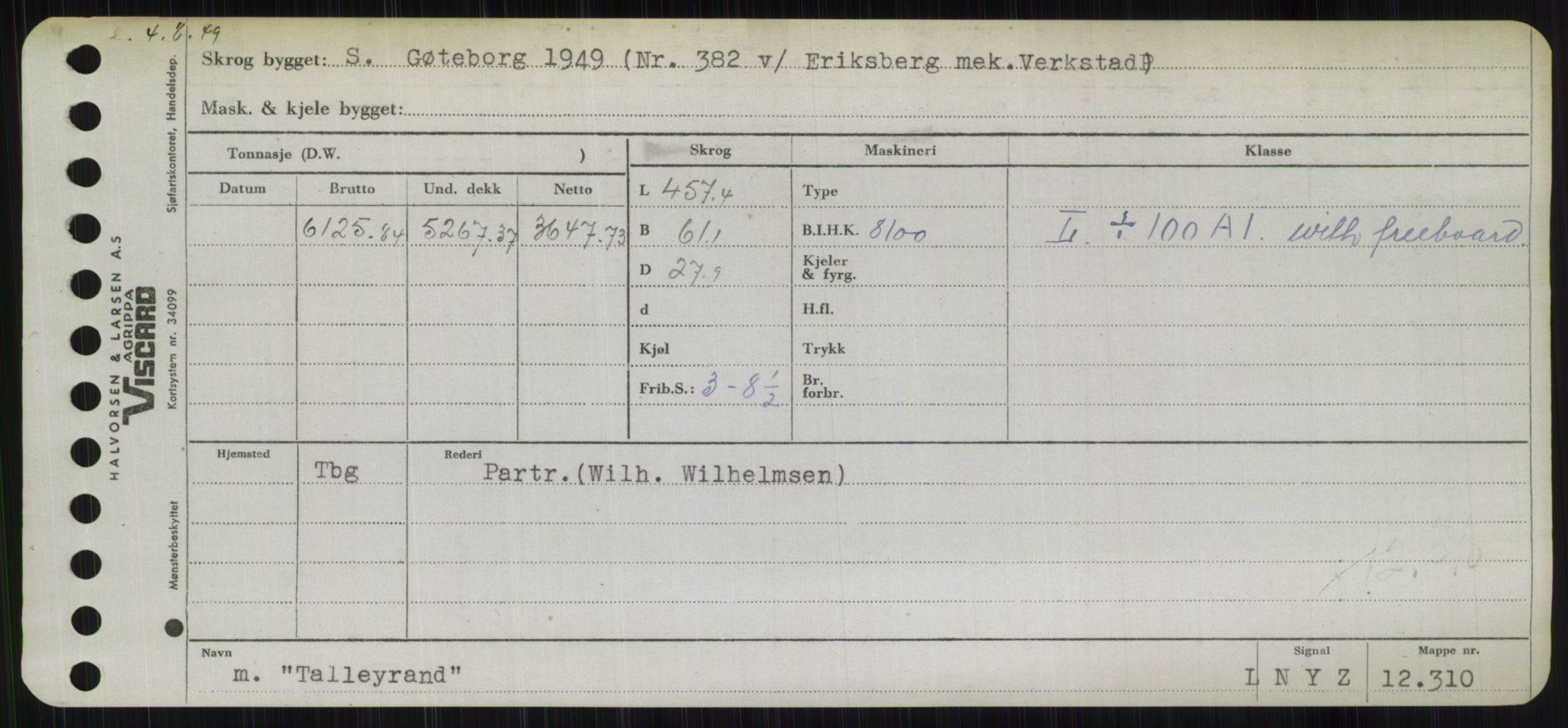 Sjøfartsdirektoratet med forløpere, Skipsmålingen, AV/RA-S-1627/H/Hb/L0005: Fartøy, T-Å, s. 19