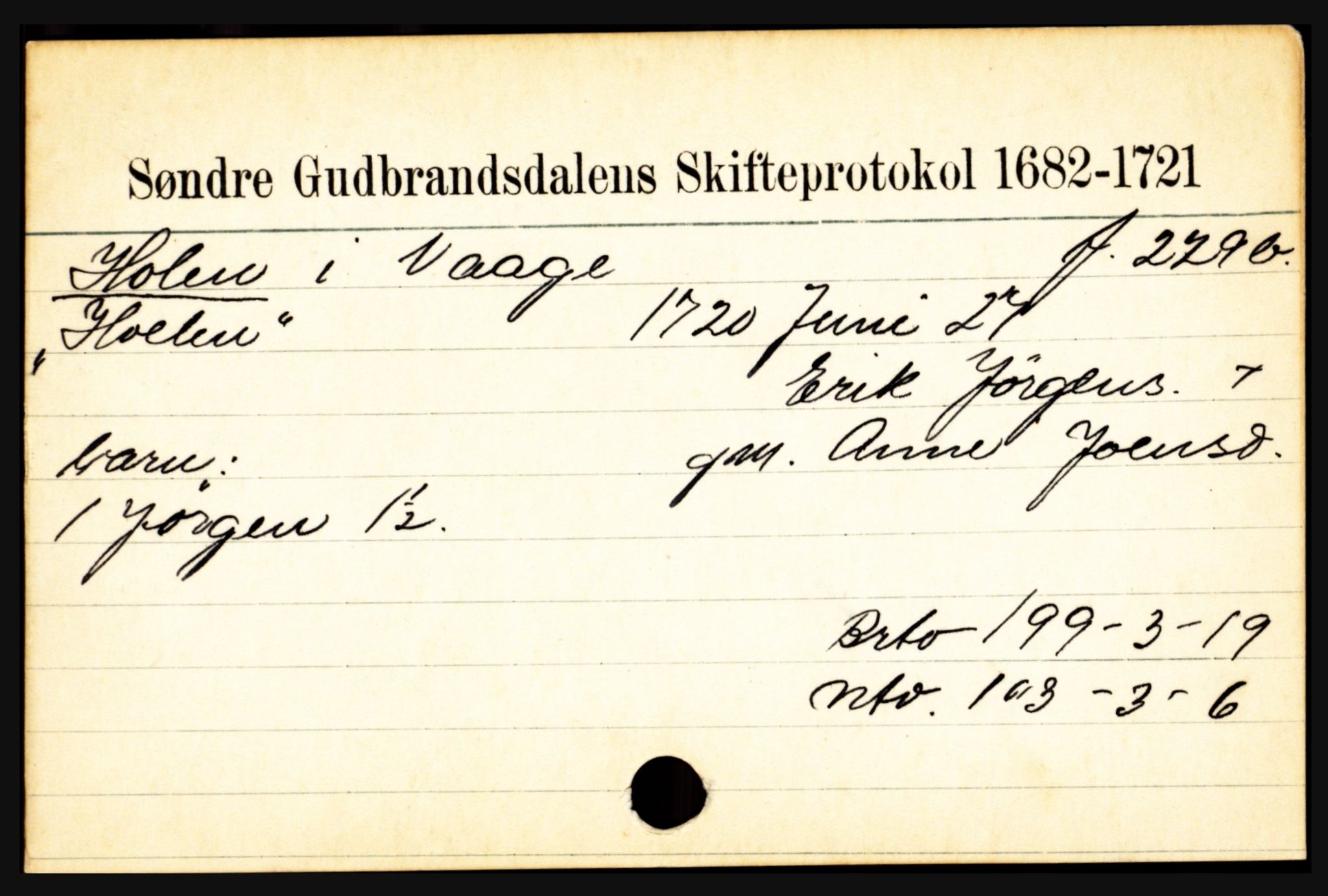 Nord-Gudbrandsdal tingrett, SAH/TING-002/J, 1658-1900, s. 5545