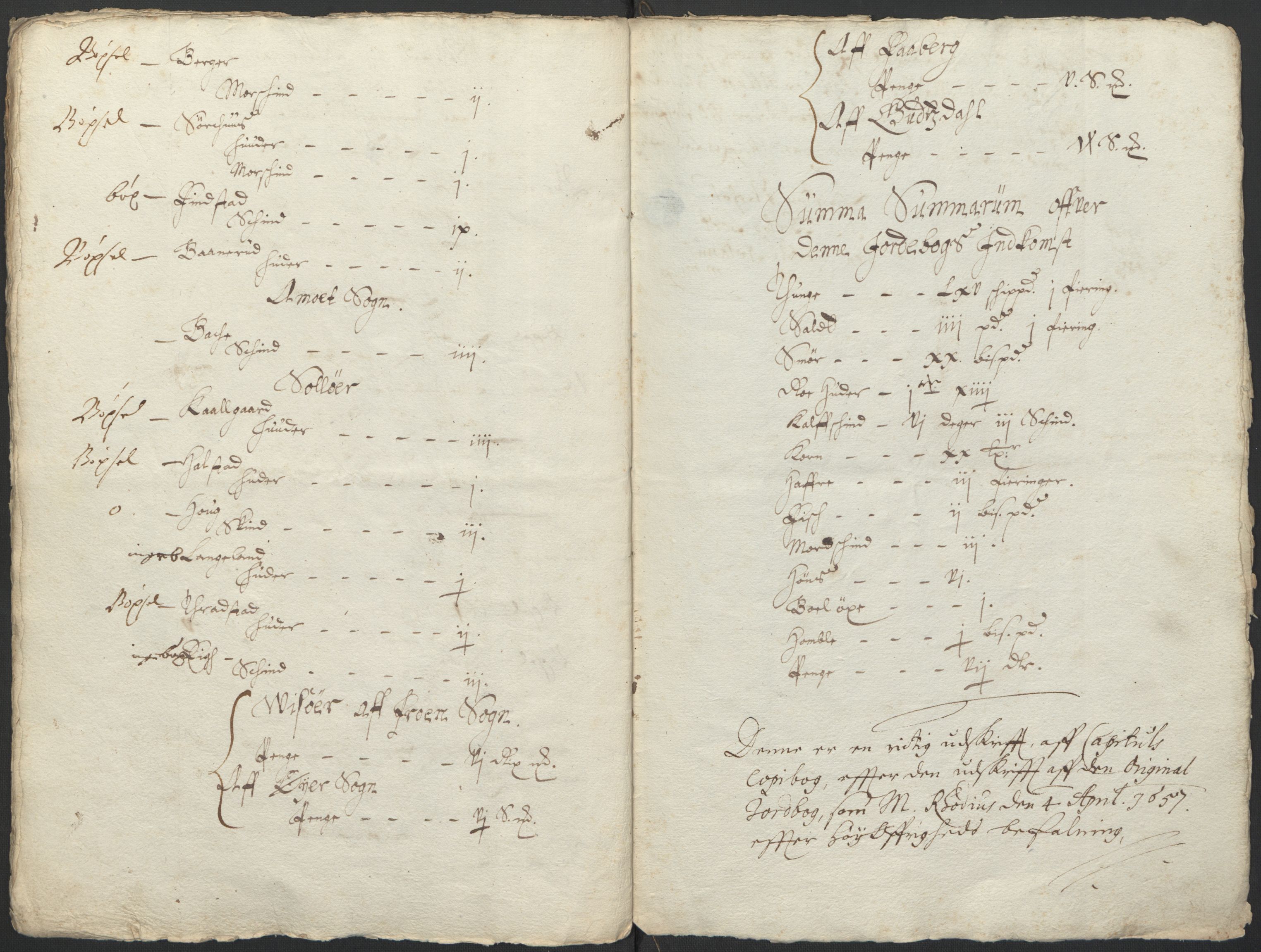 Rentekammeret inntil 1814, Realistisk ordnet avdeling, AV/RA-EA-4070/L/L0007/0002: Kristiania lagdømme: / Jordebøker over lagstolgods, bispegods etc. i Kristiania og Oppland lagdømme, 1661
