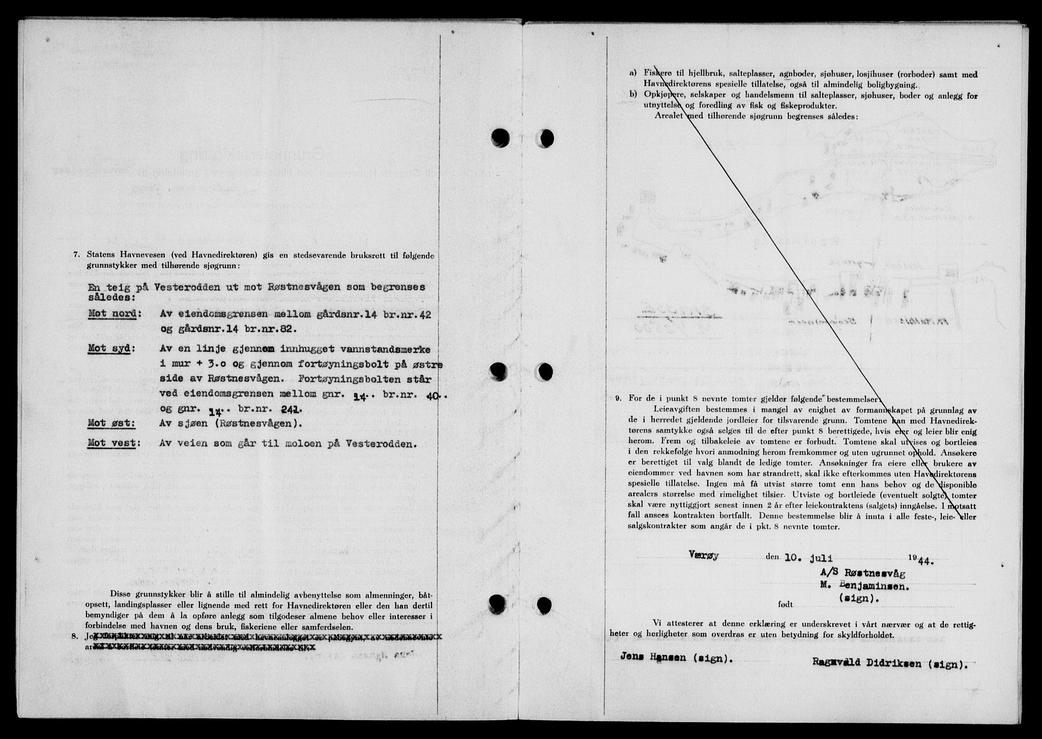 Lofoten sorenskriveri, SAT/A-0017/1/2/2C/L0012a: Pantebok nr. 12a, 1943-1944, Dagboknr: 888/1944