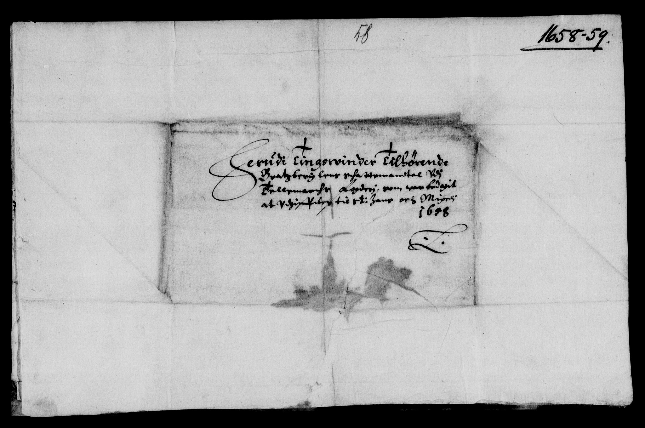 Rentekammeret inntil 1814, Reviderte regnskaper, Lensregnskaper, RA/EA-5023/R/Rb/Rbp/L0045: Bratsberg len, 1657-1659