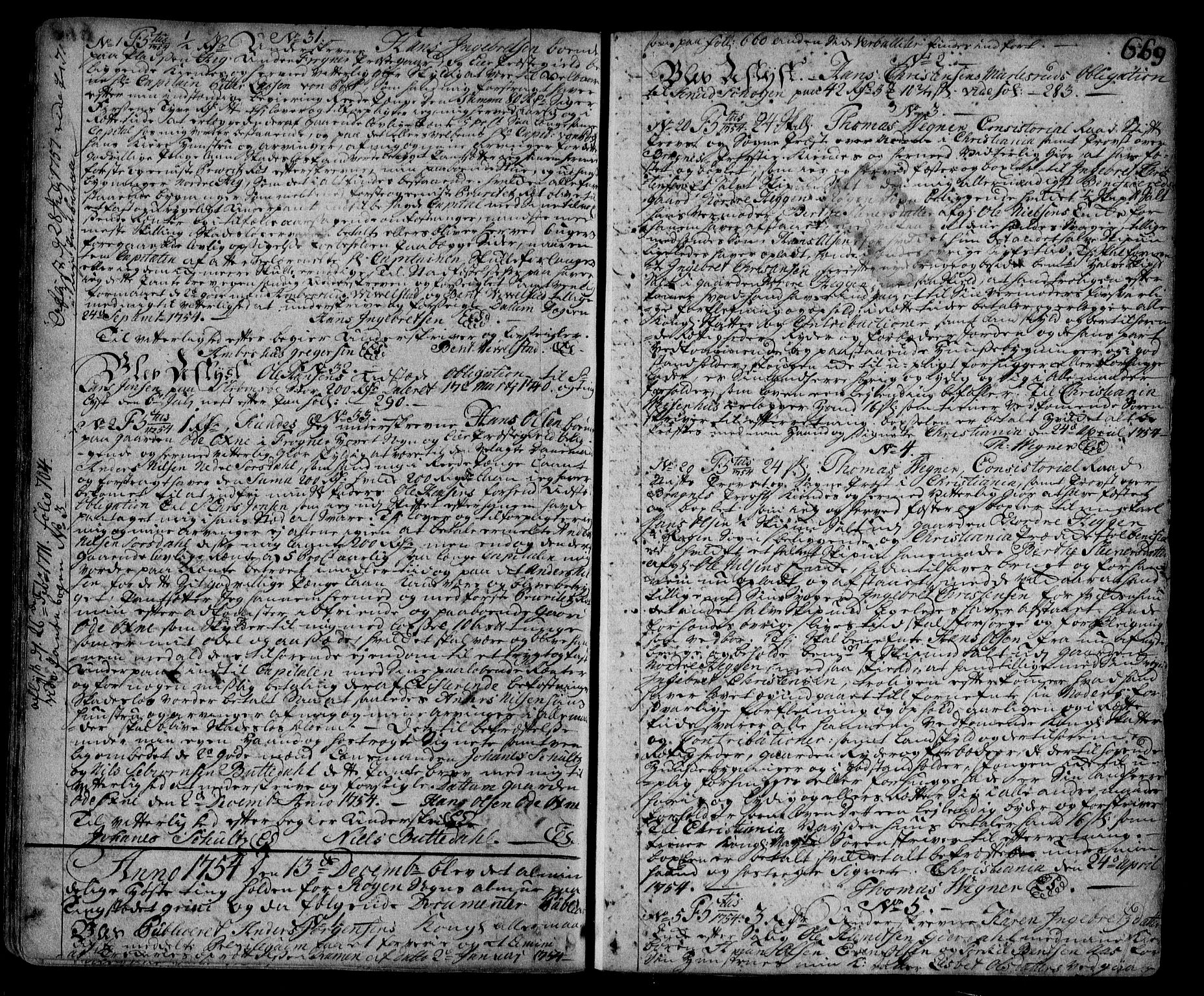 Lier, Røyken og Hurum sorenskriveri, SAKO/A-89/G/Ga/Gaa/L0002: Pantebok nr. II, 1725-1755, s. 669