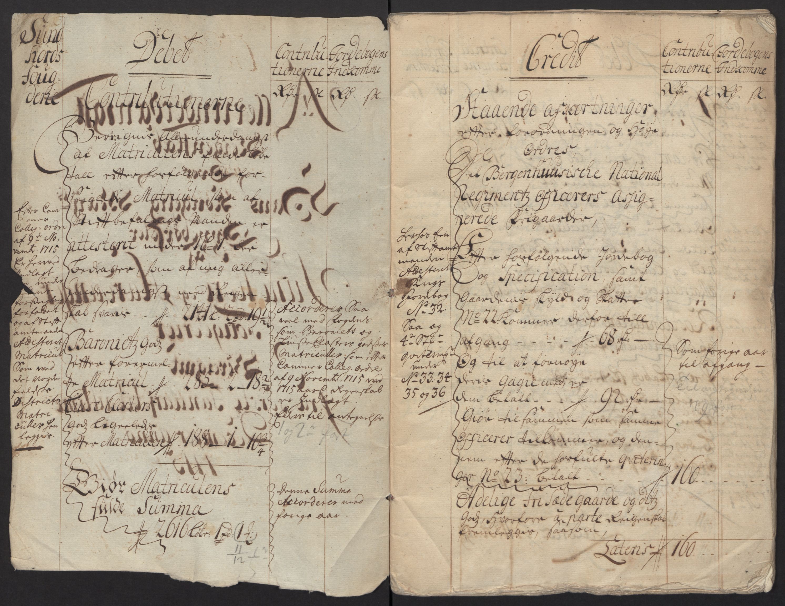 Rentekammeret inntil 1814, Reviderte regnskaper, Fogderegnskap, AV/RA-EA-4092/R48/L2991: Fogderegnskap Sunnhordland og Hardanger, 1715, s. 6