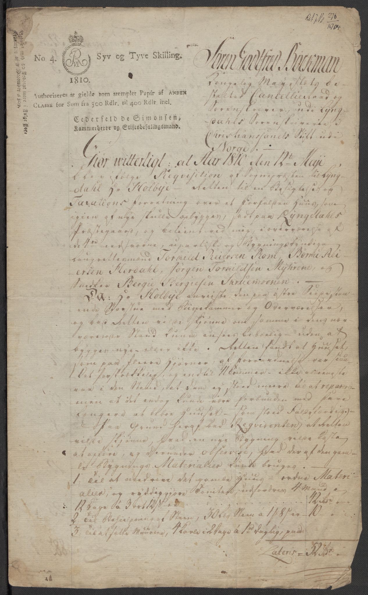 Riksarkivets diplomsamling, RA/EA-5965/F15/L0033: Prestearkiv Vest-Agder, 1748-1837, s. 362