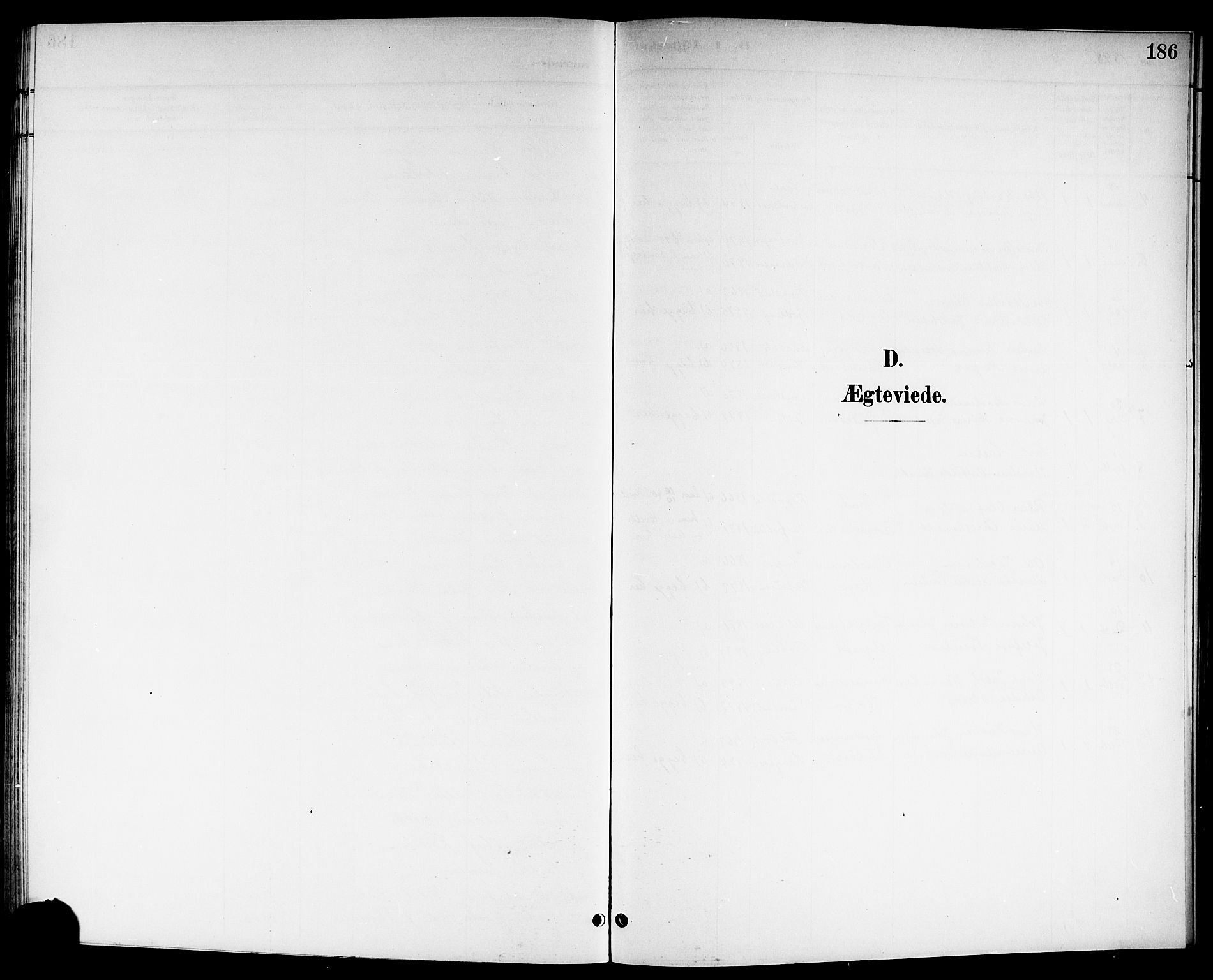 Brunlanes kirkebøker, SAKO/A-342/G/Ga/L0004: Klokkerbok nr. I 4, 1898-1921, s. 186