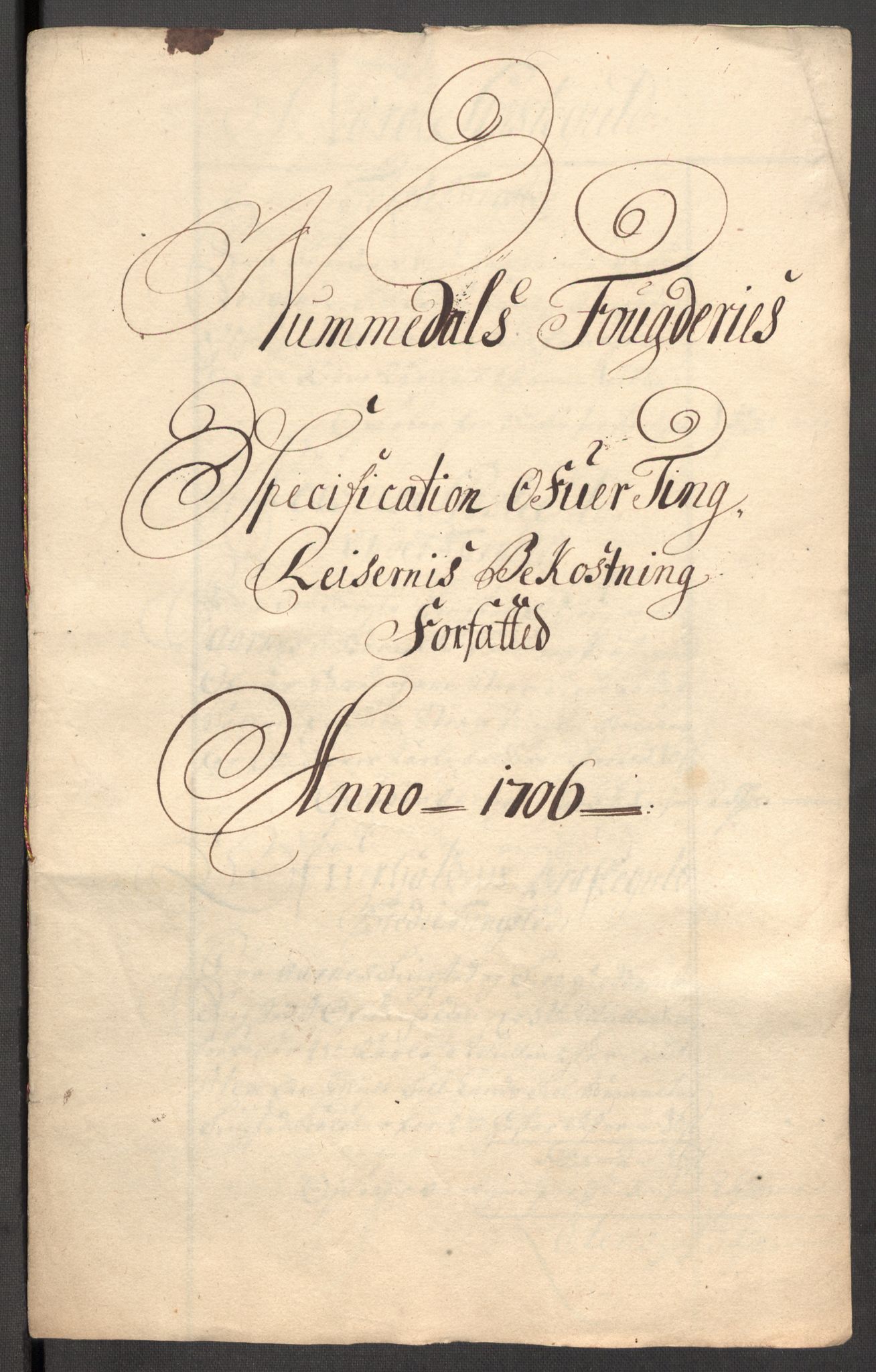 Rentekammeret inntil 1814, Reviderte regnskaper, Fogderegnskap, AV/RA-EA-4092/R64/L4429: Fogderegnskap Namdal, 1705-1706, s. 436