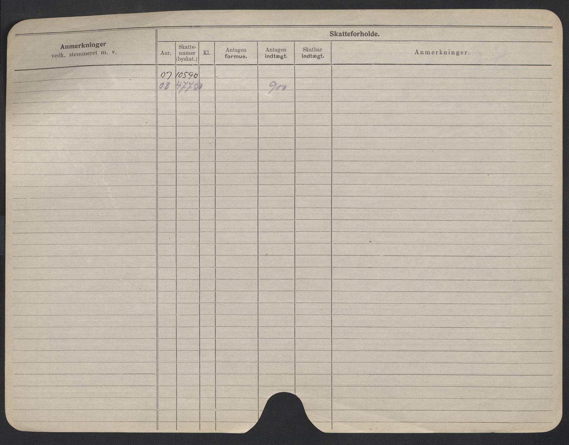 Oslo folkeregister, Registerkort, SAO/A-11715/F/Fa/Fac/L0009: Menn, 1906-1914, s. 350b