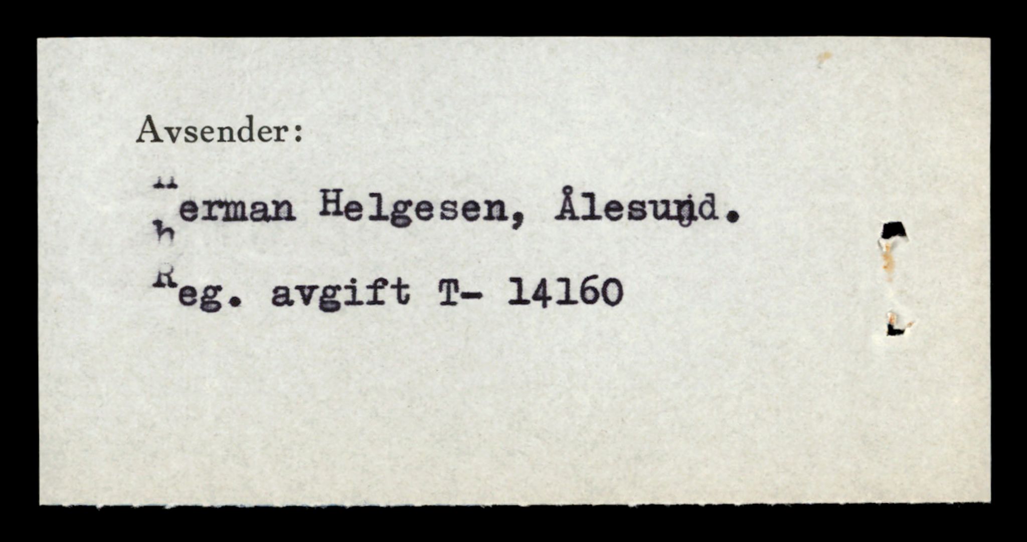 Møre og Romsdal vegkontor - Ålesund trafikkstasjon, AV/SAT-A-4099/F/Fe/L0043: Registreringskort for kjøretøy T 14080 - T 14204, 1927-1998, s. 2154