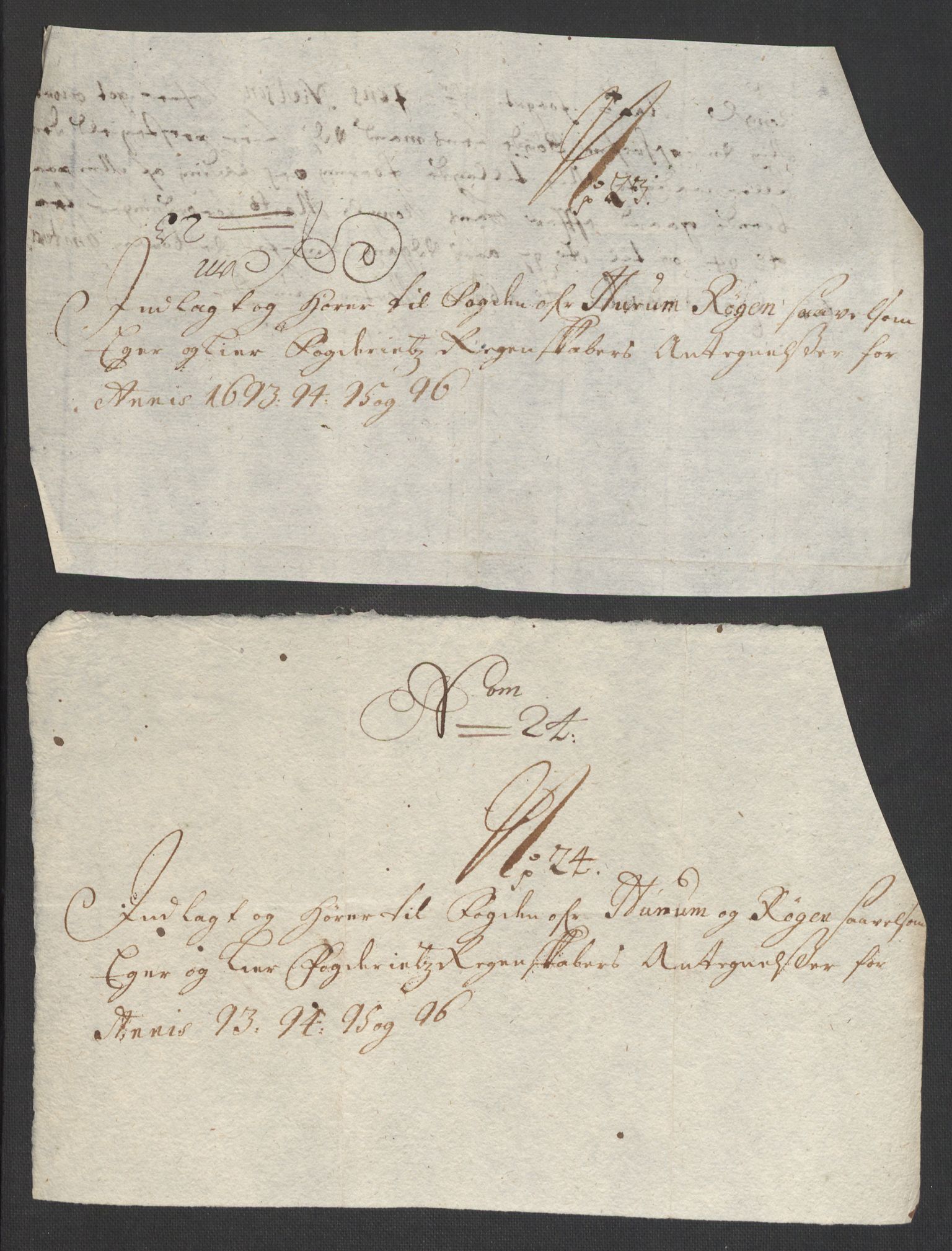 Rentekammeret inntil 1814, Reviderte regnskaper, Fogderegnskap, RA/EA-4092/R30/L1695: Fogderegnskap Hurum, Røyken, Eiker og Lier, 1697, s. 248