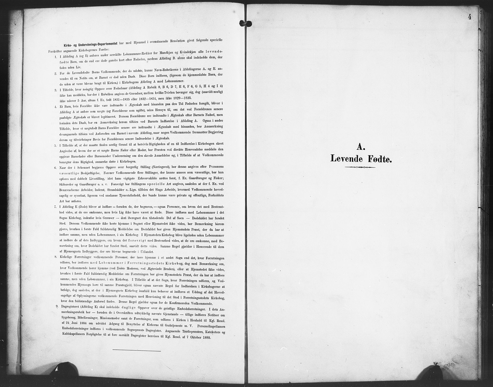 Evanger sokneprestembete, SAB/A-99924: Klokkerbok nr. A 5, 1897-1917, s. 4
