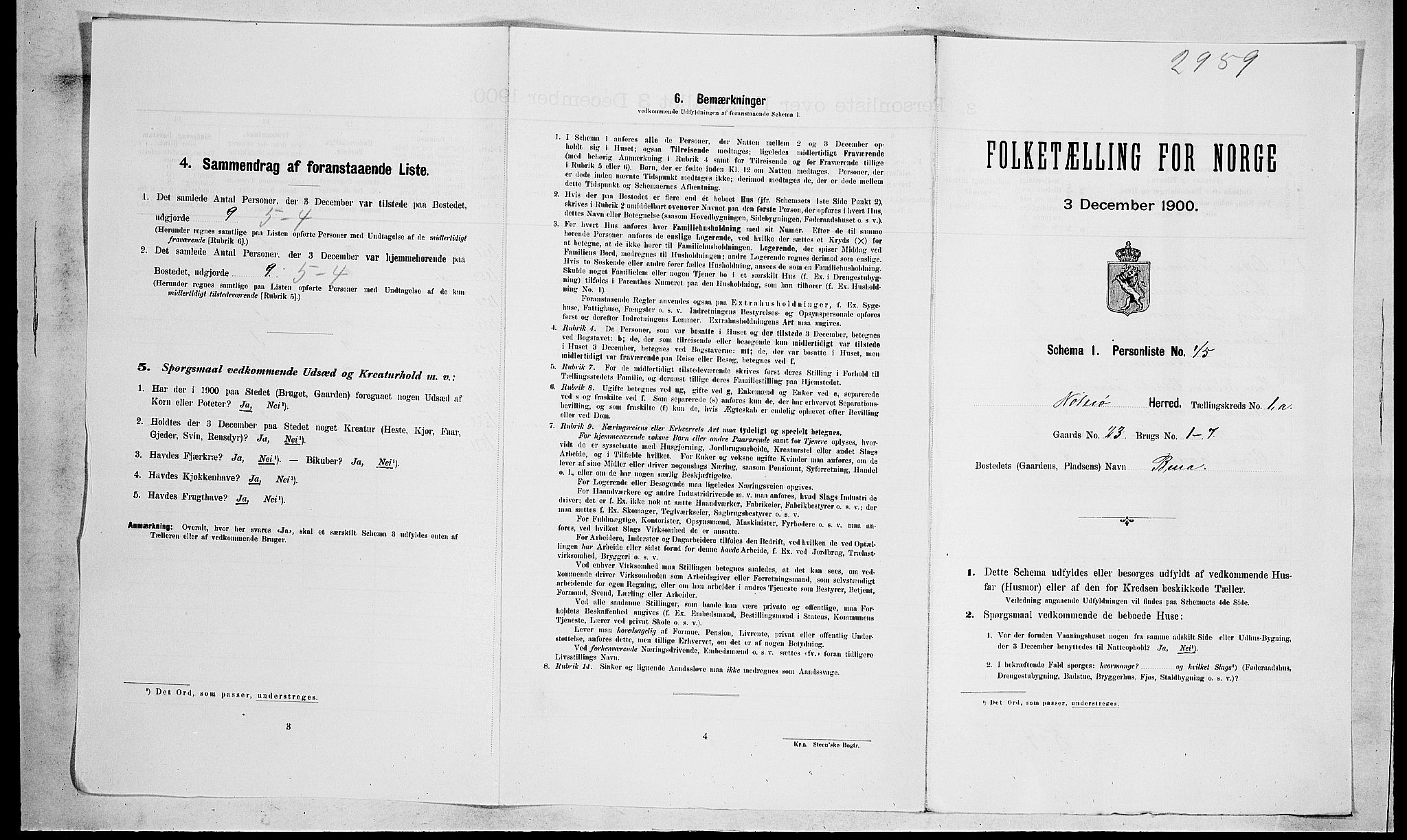 RA, Folketelling 1900 for 0722 Nøtterøy herred, 1900, s. 265