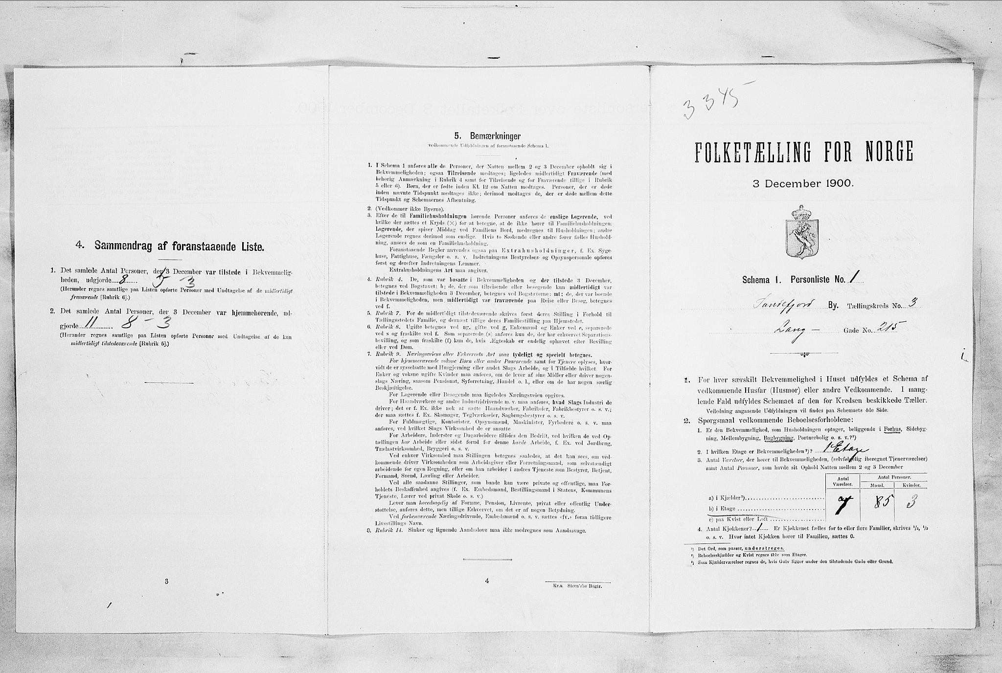 RA, Folketelling 1900 for 0706 Sandefjord kjøpstad, 1900, s. 837