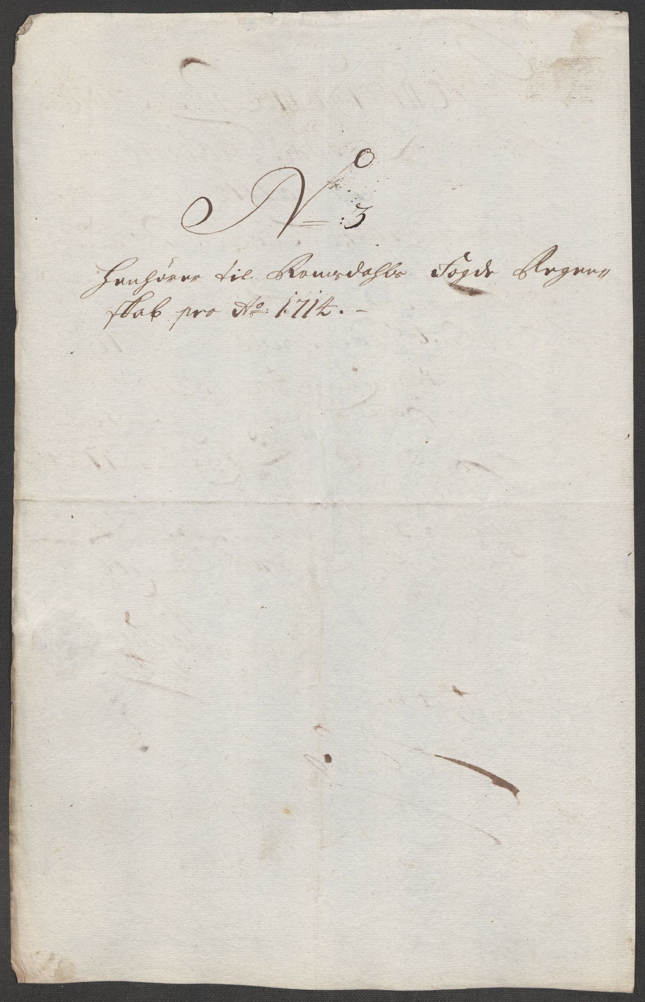 Rentekammeret inntil 1814, Reviderte regnskaper, Fogderegnskap, RA/EA-4092/R55/L3662: Fogderegnskap Romsdal, 1713-1714, s. 358