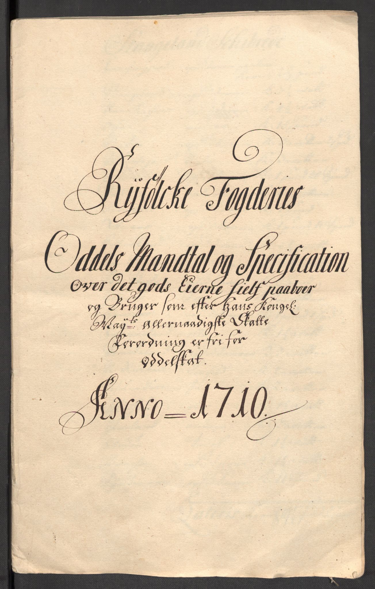 Rentekammeret inntil 1814, Reviderte regnskaper, Fogderegnskap, AV/RA-EA-4092/R47/L2862: Fogderegnskap Ryfylke, 1710, s. 63