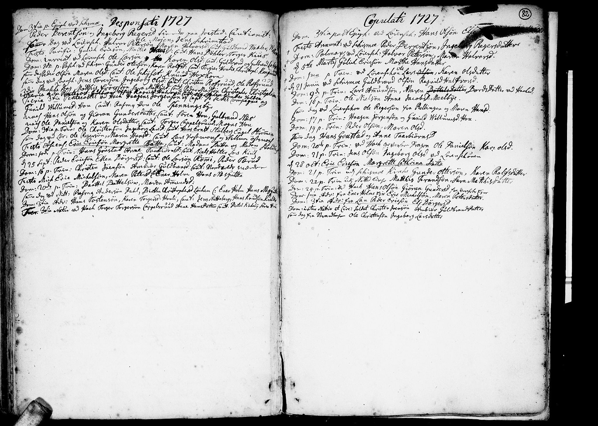 Skedsmo prestekontor Kirkebøker, AV/SAO-A-10033a/F/Fa/L0002: Ministerialbok nr. I 2, 1715-1727, s. 82