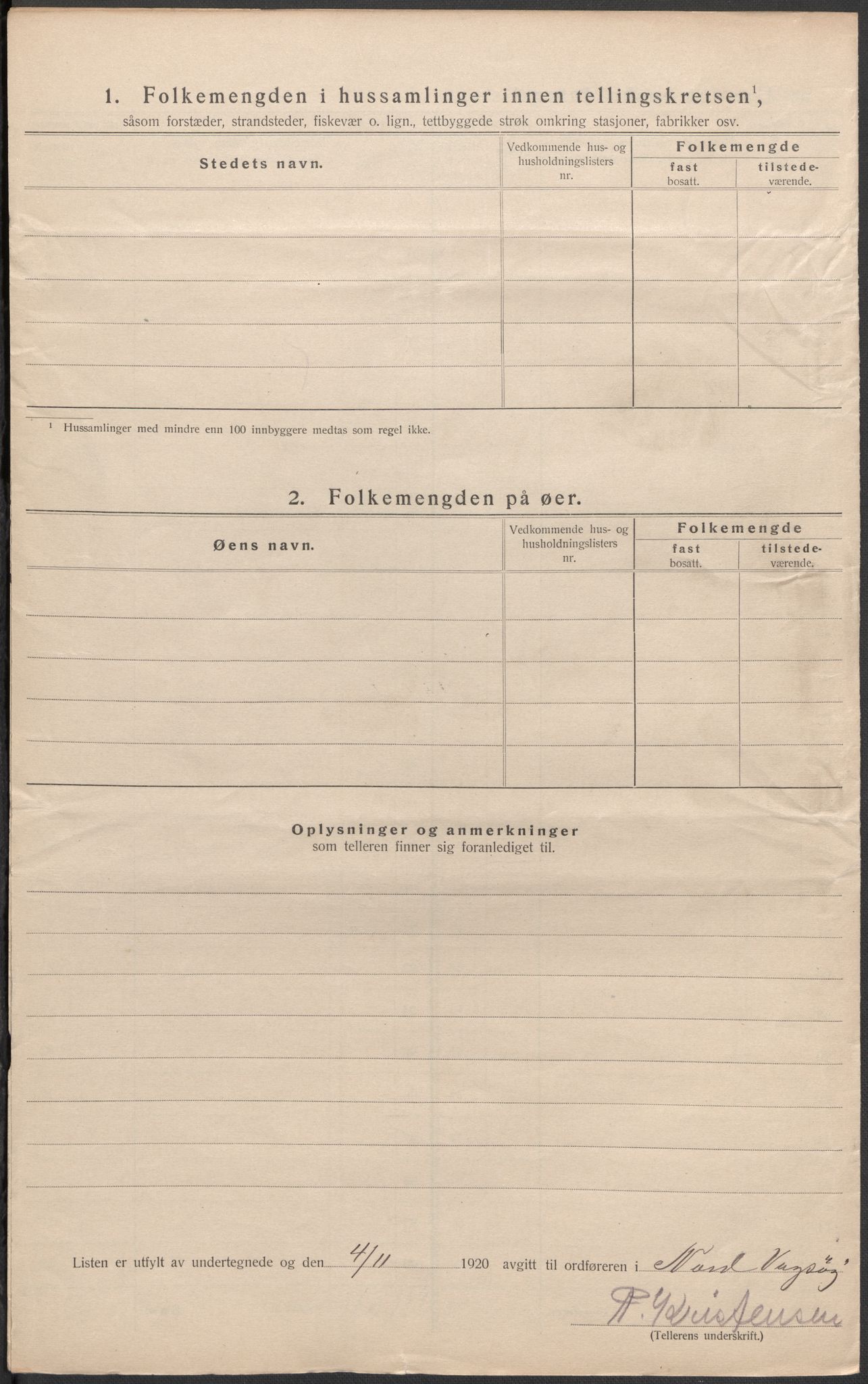SAB, Folketelling 1920 for 1440 Nord-Vågsøy herred, 1920, s. 29