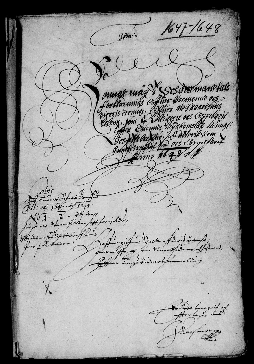 Rentekammeret inntil 1814, Reviderte regnskaper, Lensregnskaper, RA/EA-5023/R/Rb/Rbæ/L0006: Vardøhus len, 1645-1653