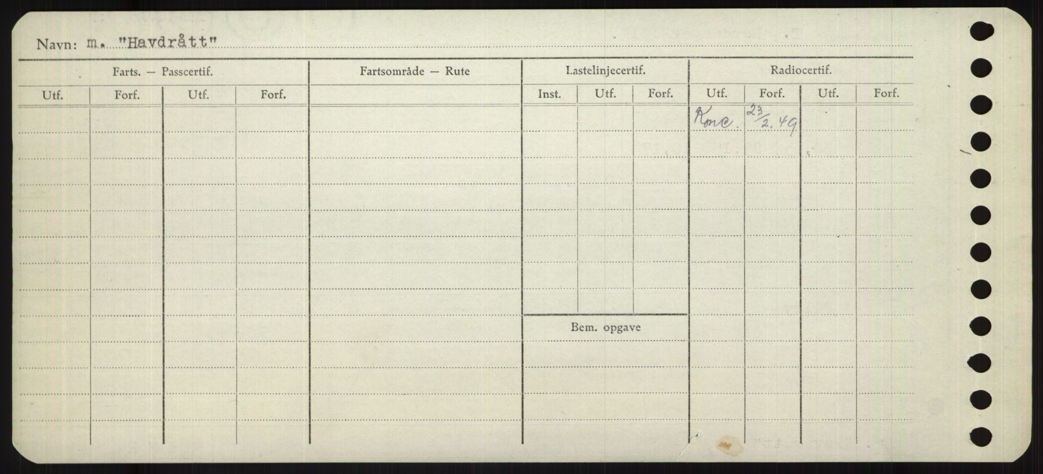 Sjøfartsdirektoratet med forløpere, Skipsmålingen, RA/S-1627/H/Ha/L0002/0002: Fartøy, Eik-Hill / Fartøy, G-Hill, s. 606