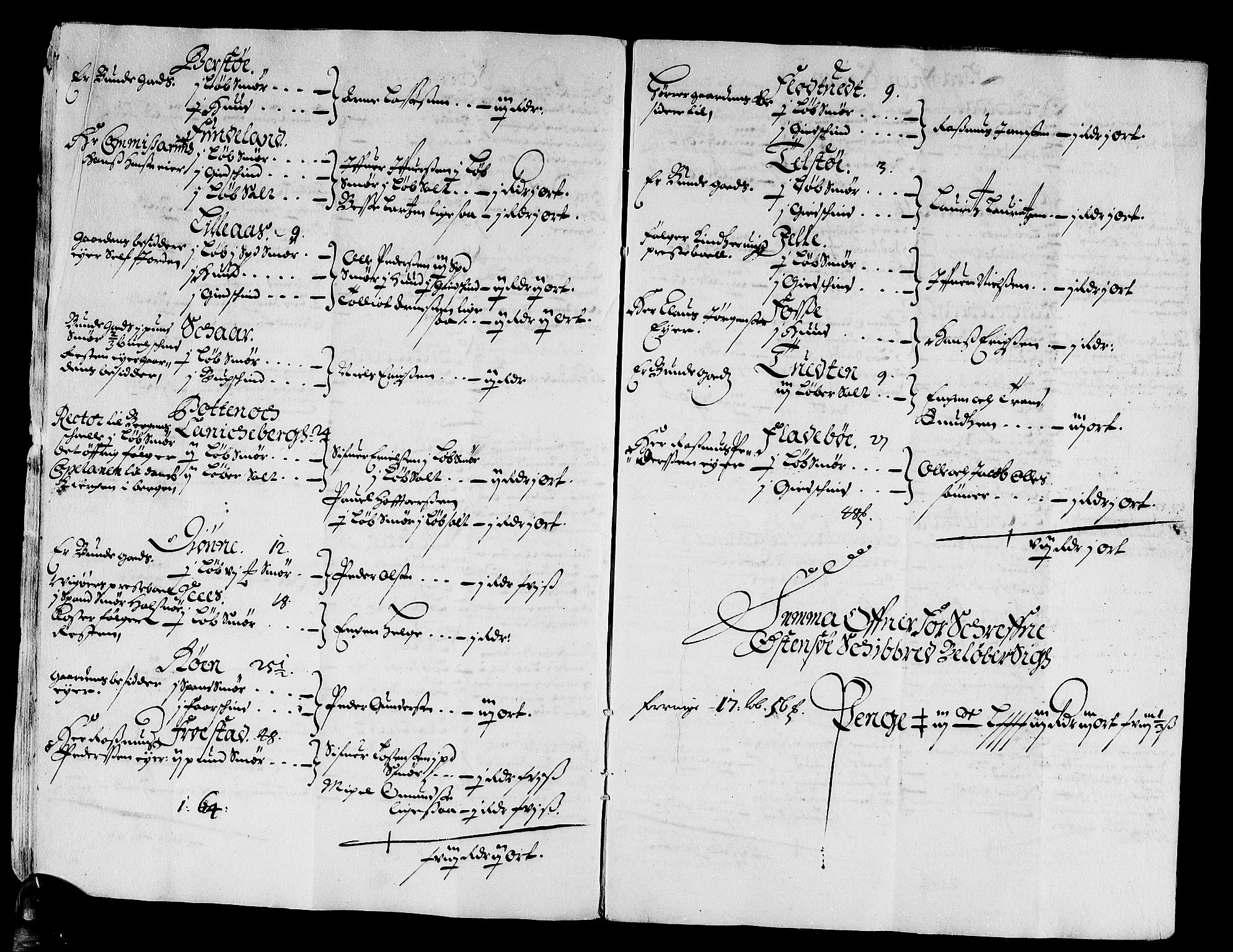 Rentekammeret inntil 1814, Reviderte regnskaper, Stiftamtstueregnskaper, Bergen stiftamt, AV/RA-EA-6043/R/Rc/L0037: Bergen stiftamt, 1673