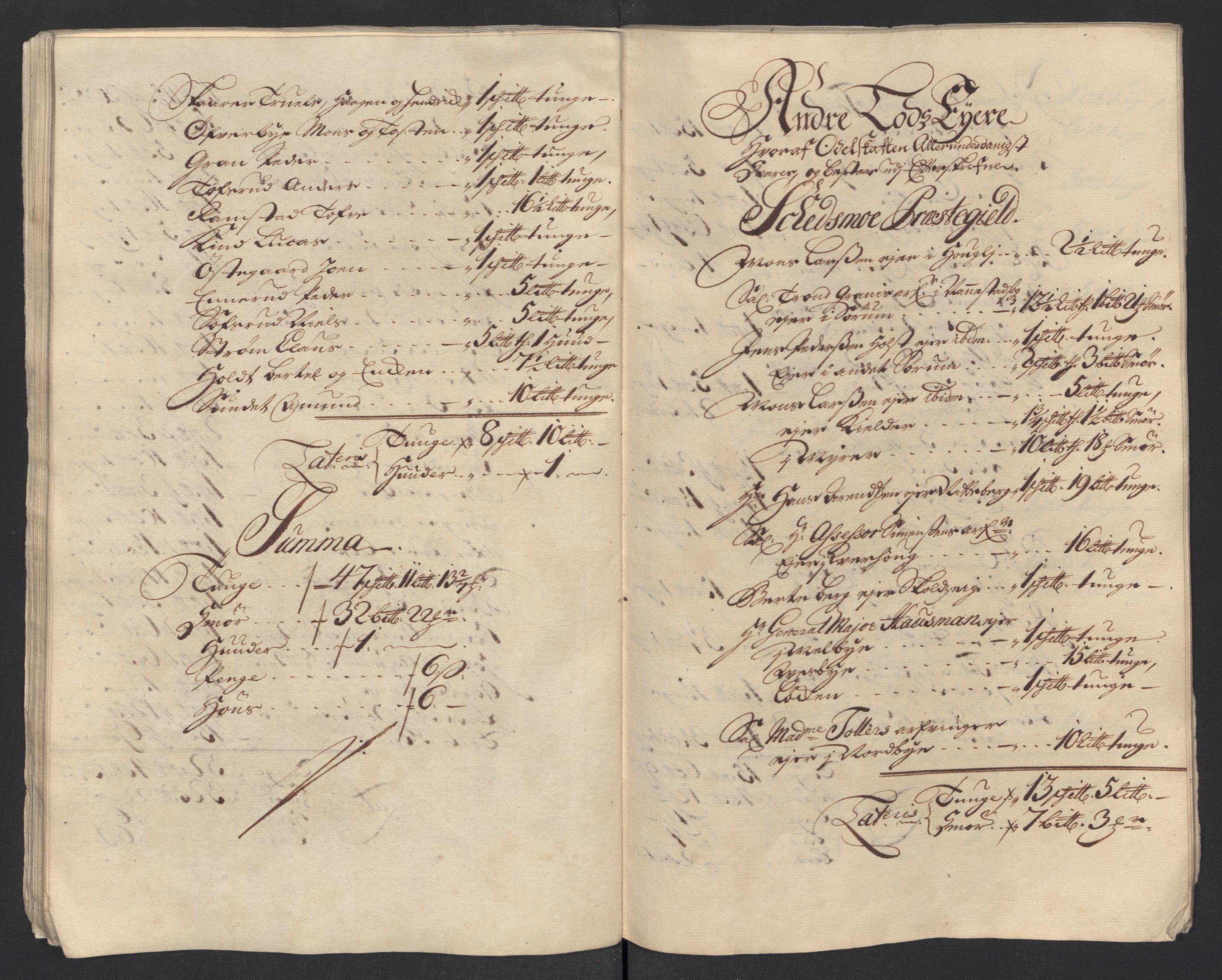 Rentekammeret inntil 1814, Reviderte regnskaper, Fogderegnskap, AV/RA-EA-4092/R11/L0591: Fogderegnskap Nedre Romerike, 1708-1709, s. 299