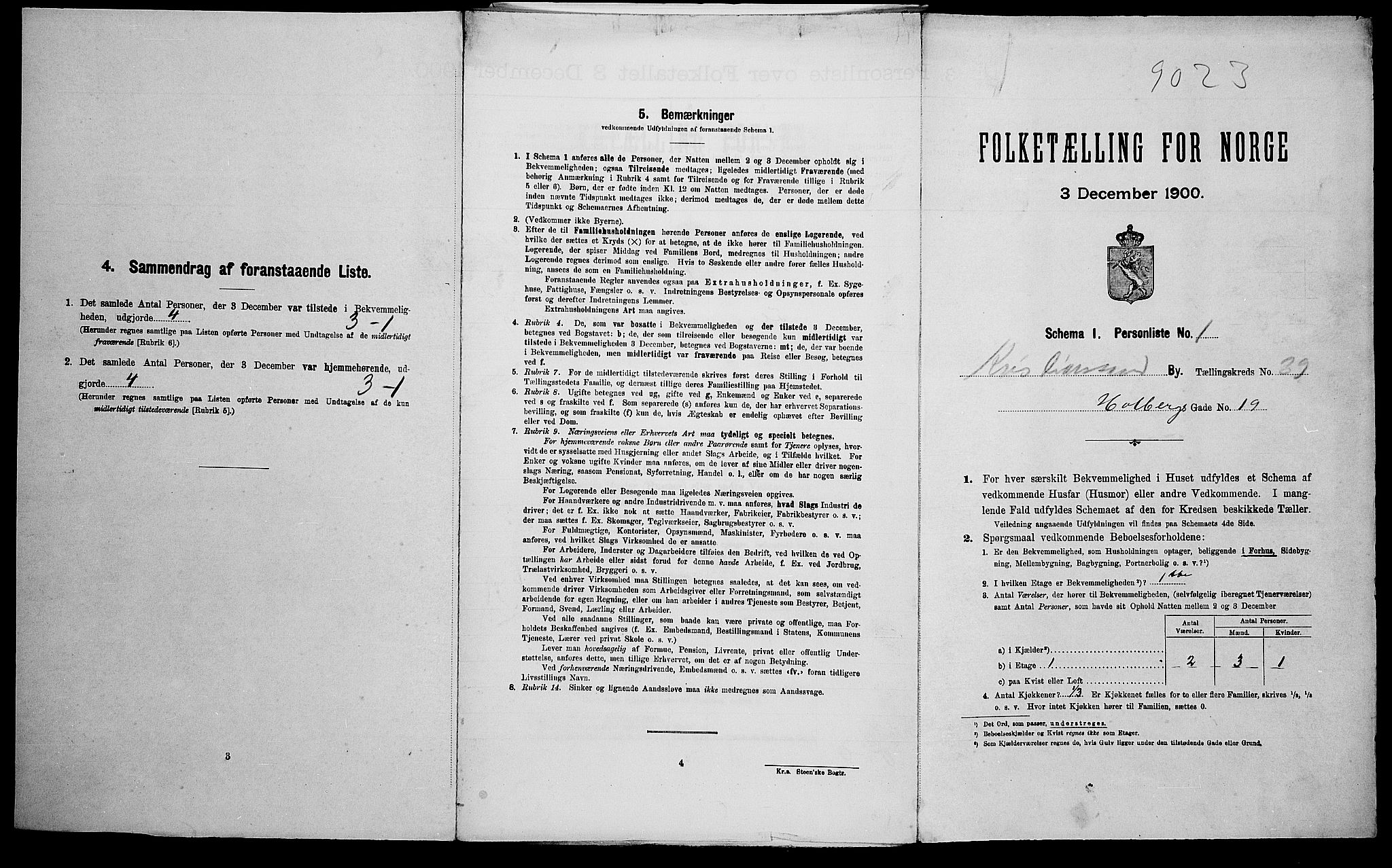 SAK, Folketelling 1900 for 1001 Kristiansand kjøpstad, 1900, s. 6321