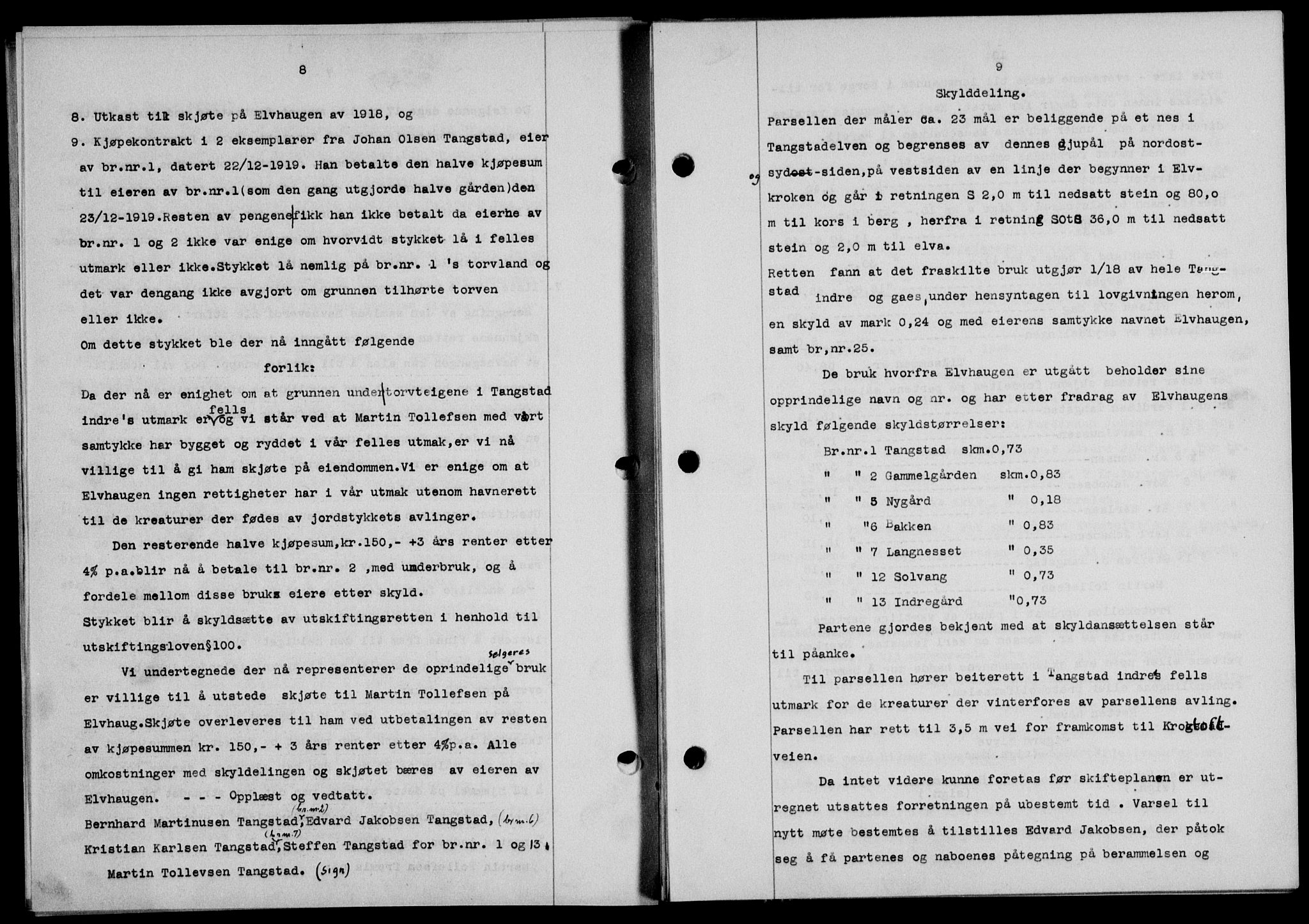 Lofoten sorenskriveri, SAT/A-0017/1/2/2C/L0008a: Pantebok nr. 8a, 1940-1941, Dagboknr: 1207/1940
