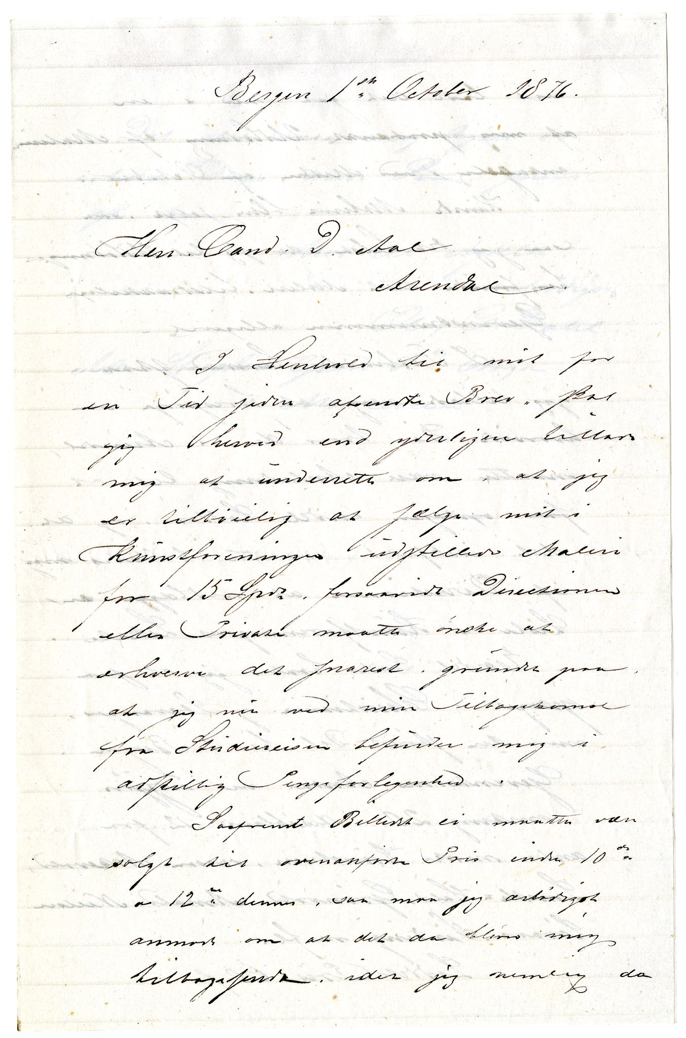 Diderik Maria Aalls brevsamling, NF/Ark-1023/F/L0002: D.M. Aalls brevsamling. B - C, 1799-1889, s. 449