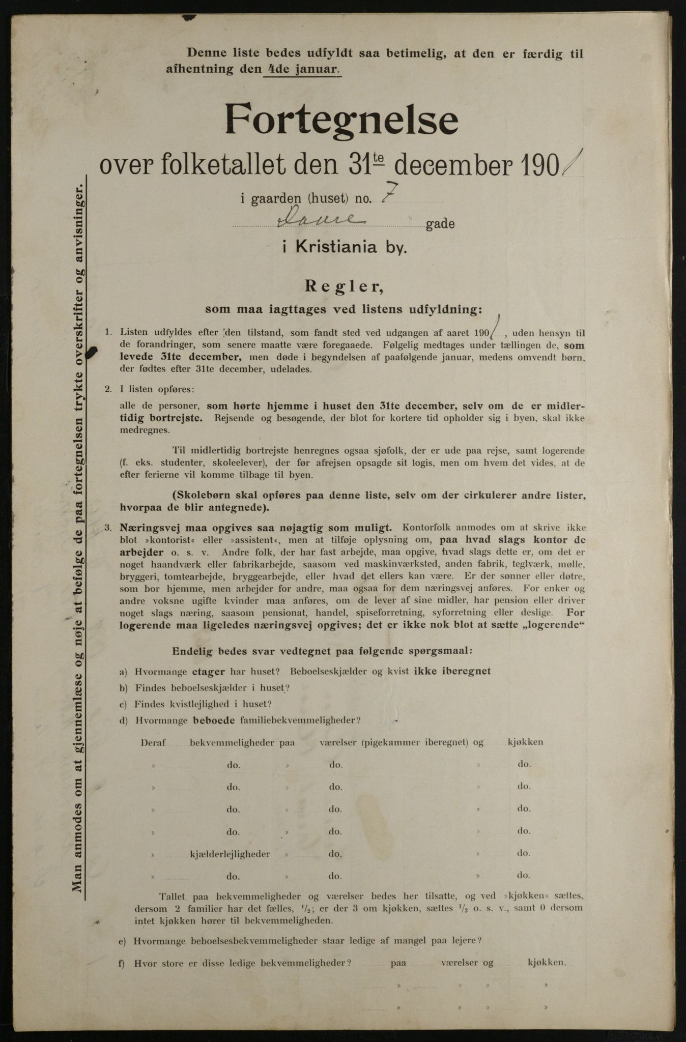 OBA, Kommunal folketelling 31.12.1901 for Kristiania kjøpstad, 1901, s. 2617