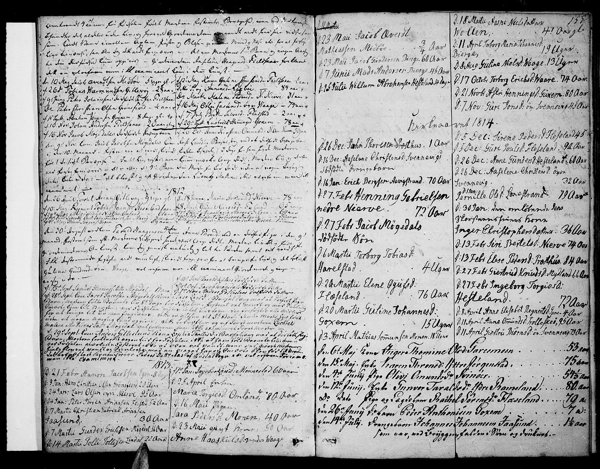 Sør-Audnedal sokneprestkontor, AV/SAK-1111-0039/F/Fa/Fab/L0004: Ministerialbok nr. A 4 /2, 1805-1815, s. 155