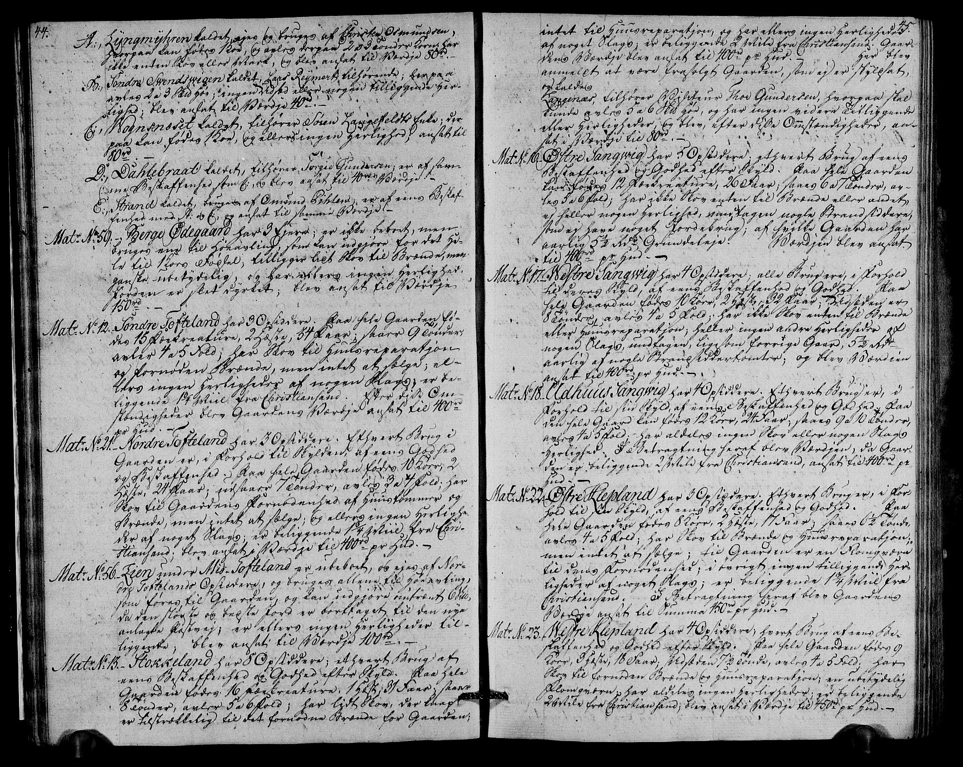 Rentekammeret inntil 1814, Realistisk ordnet avdeling, AV/RA-EA-4070/N/Ne/Nea/L0086: Mandal fogderi. Deliberasjonsprotokoll, 1803, s. 24