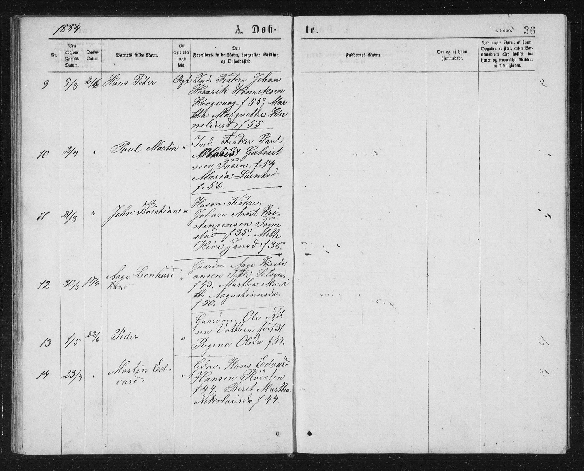 Ministerialprotokoller, klokkerbøker og fødselsregistre - Sør-Trøndelag, SAT/A-1456/662/L0756: Klokkerbok nr. 662C01, 1869-1891, s. 36