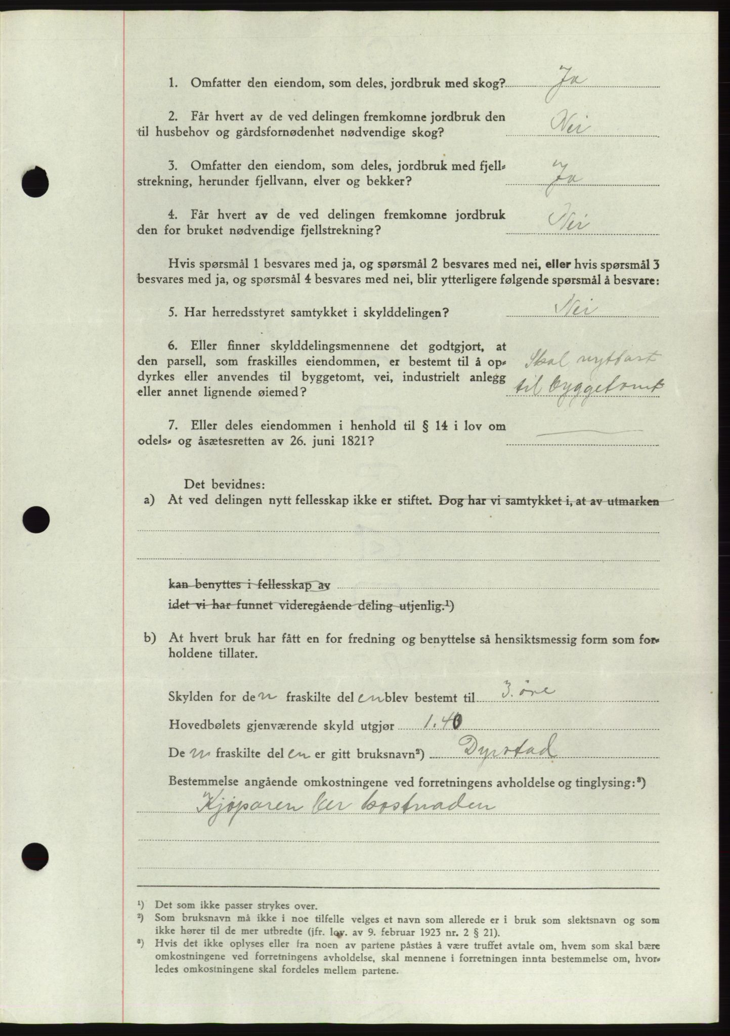 Søre Sunnmøre sorenskriveri, AV/SAT-A-4122/1/2/2C/L0077: Pantebok nr. 3A, 1945-1946, Dagboknr: 59/1946