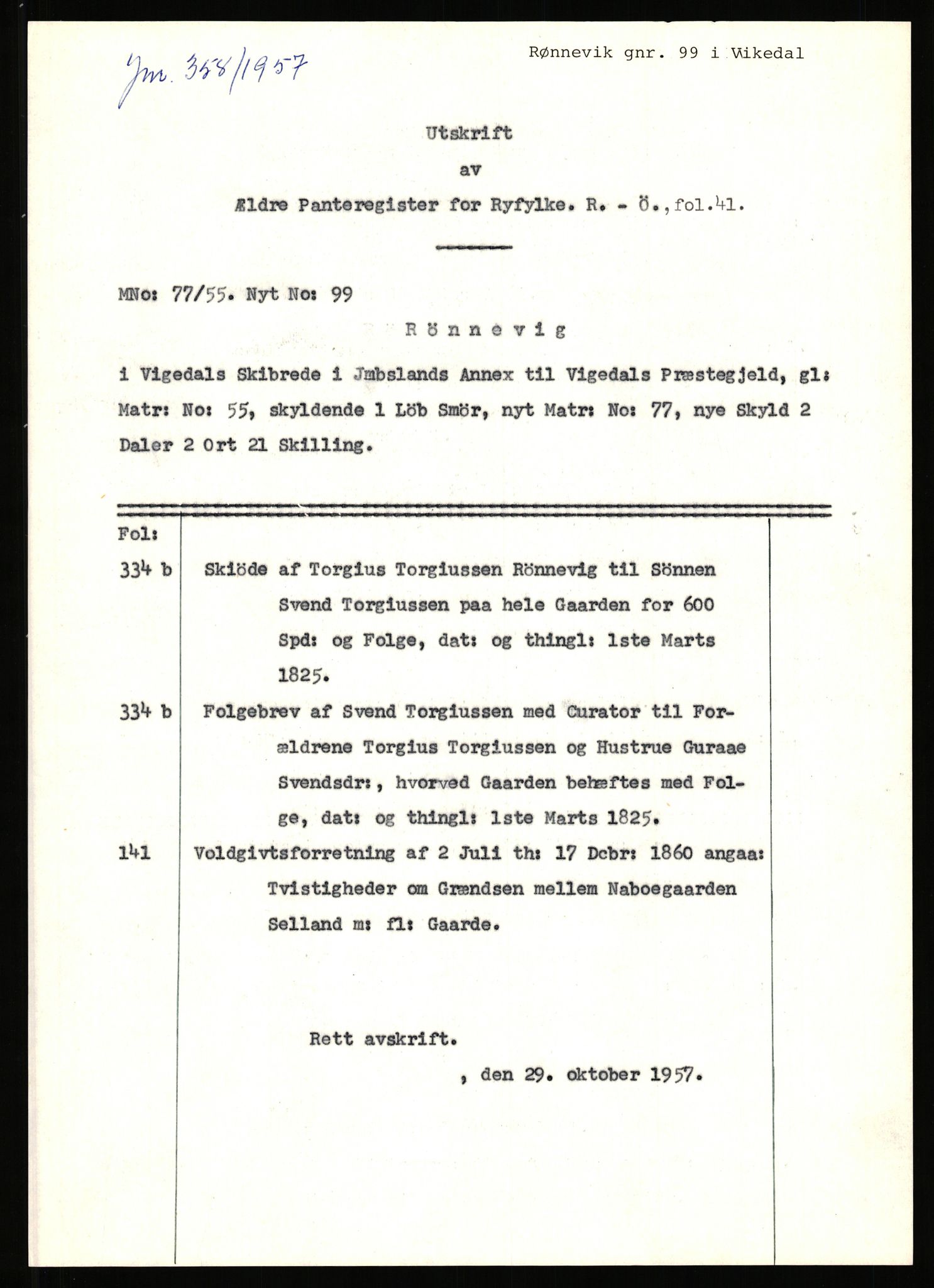 Statsarkivet i Stavanger, SAST/A-101971/03/Y/Yj/L0071: Avskrifter sortert etter gårdsnavn: Røden lille - Røvær, 1750-1930, s. 382