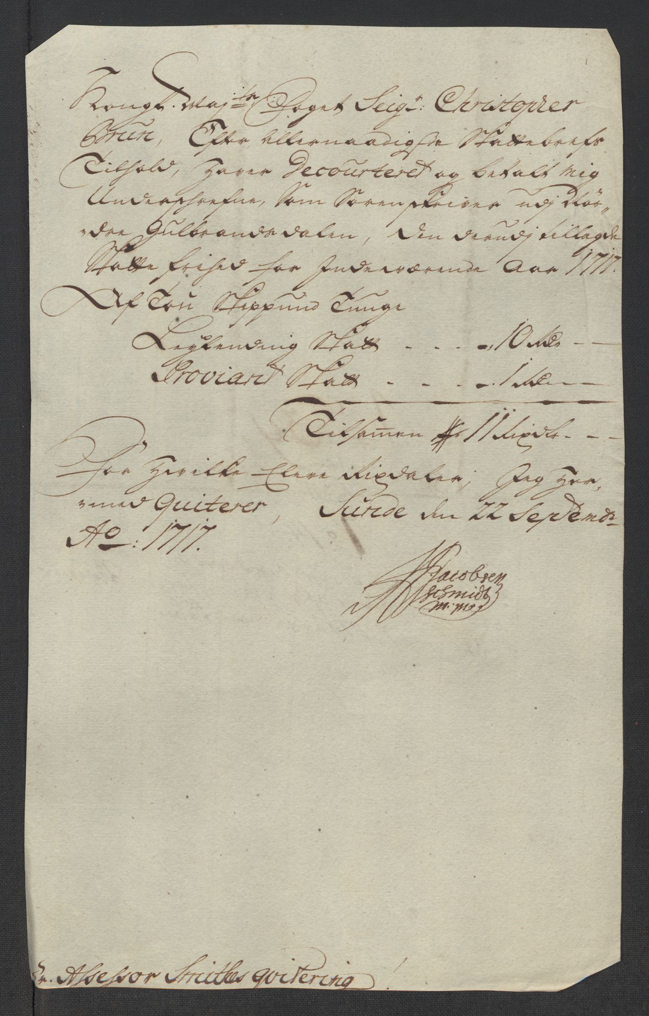 Rentekammeret inntil 1814, Reviderte regnskaper, Fogderegnskap, RA/EA-4092/R17/L1187: Fogderegnskap Gudbrandsdal, 1717, s. 179