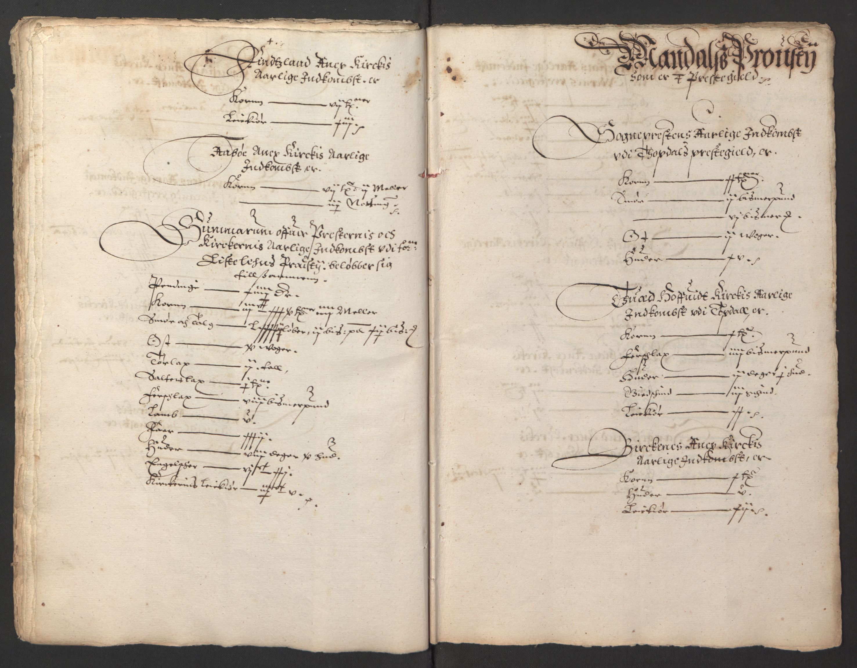 Stattholderembetet 1572-1771, RA/EA-2870/Ek/L0014/0002: Jordebøker til utlikning av rosstjeneste 1624-1626: / Kirke- og prestebolsinntekter i Stavanger bispedømme, 1625, s. 24