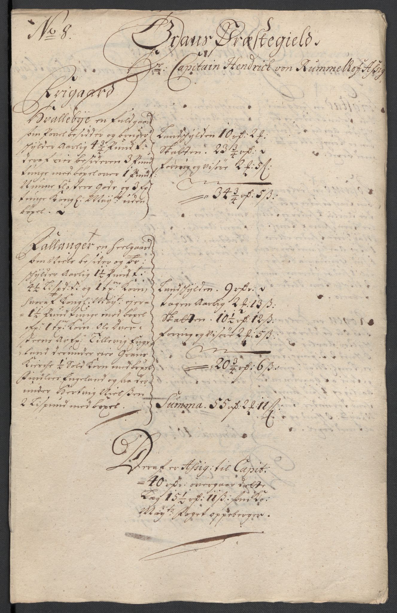 Rentekammeret inntil 1814, Reviderte regnskaper, Fogderegnskap, RA/EA-4092/R18/L1305: Fogderegnskap Hadeland, Toten og Valdres, 1707-1708, s. 294