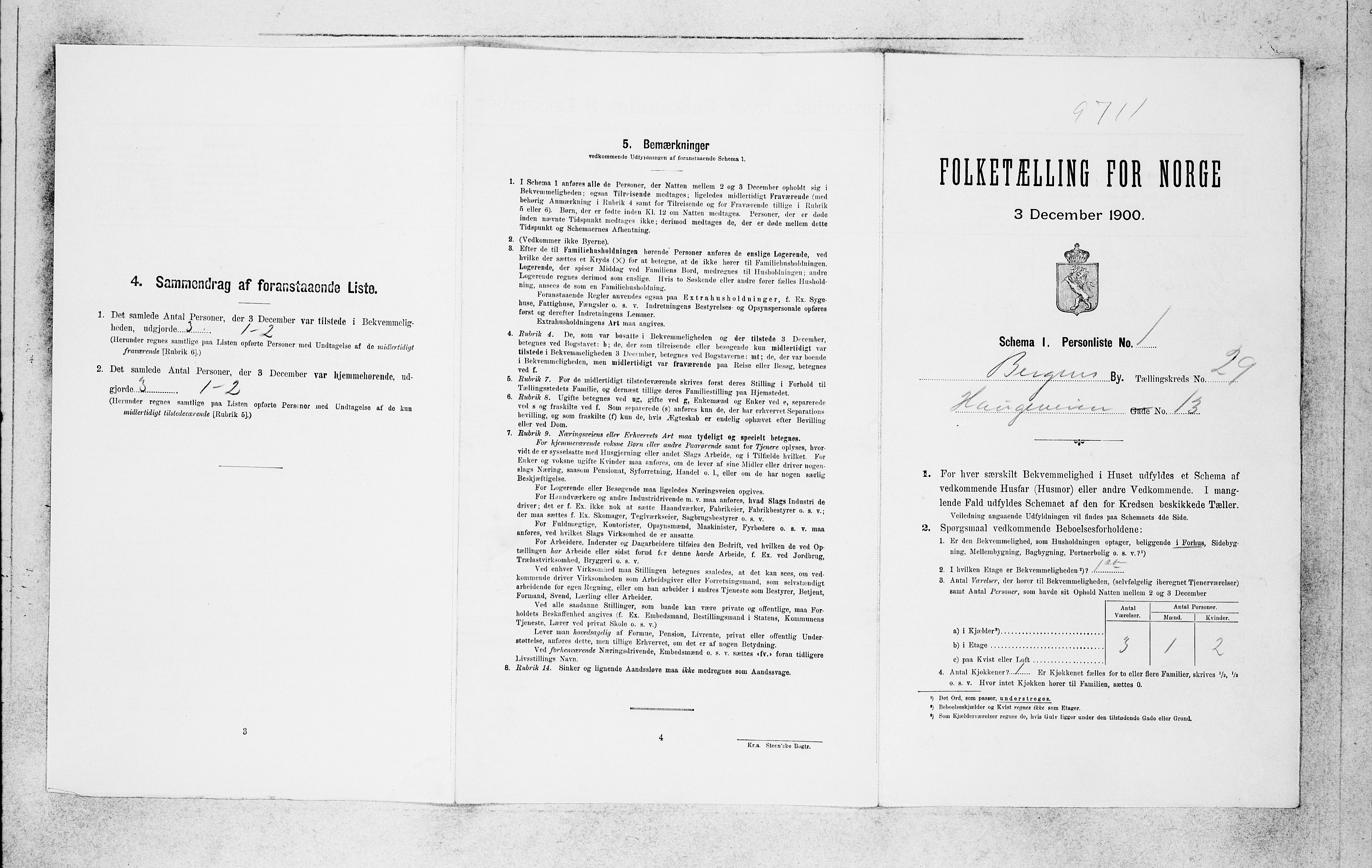 SAB, Folketelling 1900 for 1301 Bergen kjøpstad, 1900, s. 6146