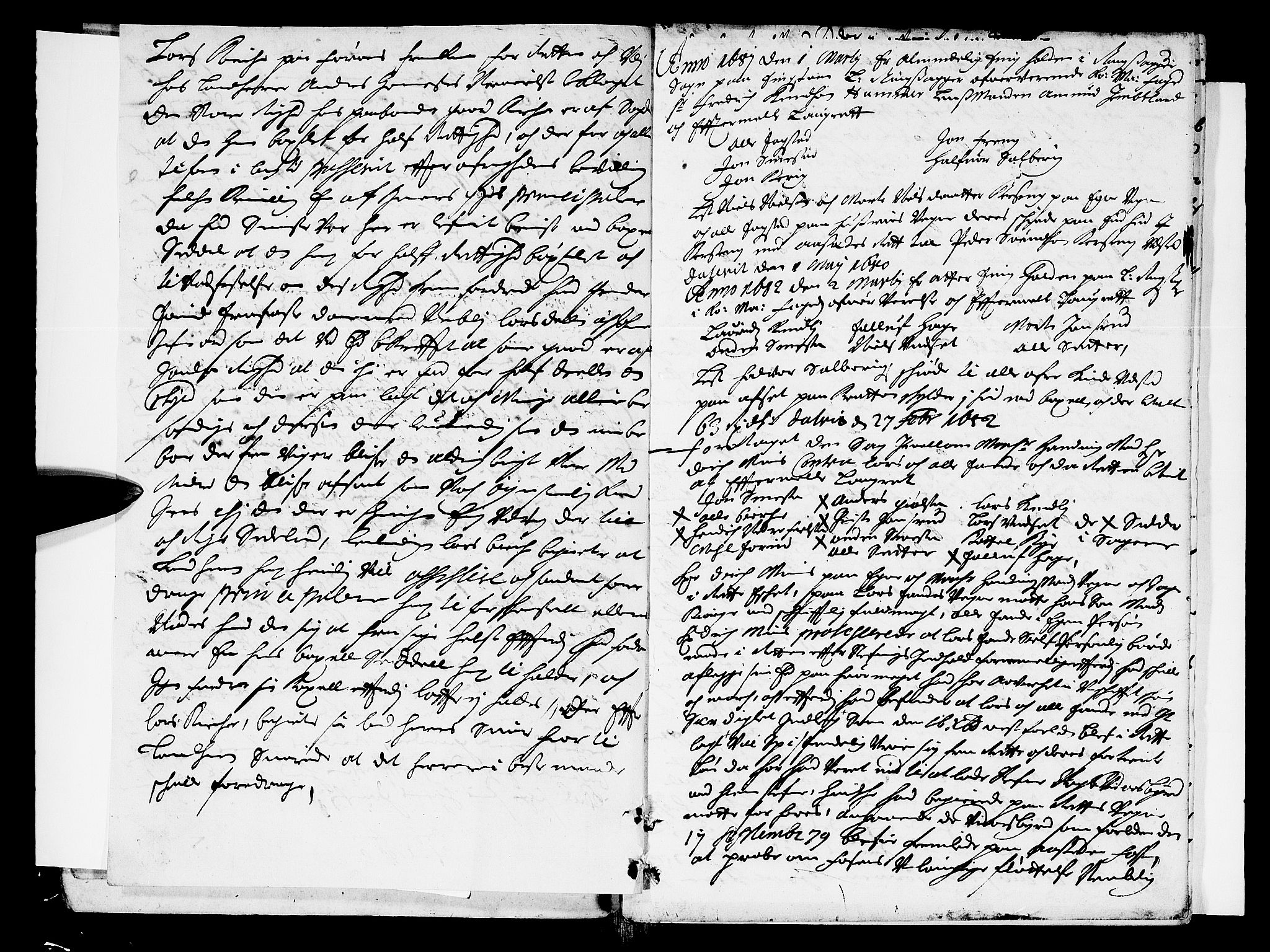 Hedemarken sorenskriveri, SAH/TING-034/G/Gb/L0018: Tingbok, 1682, s. 2b-3a