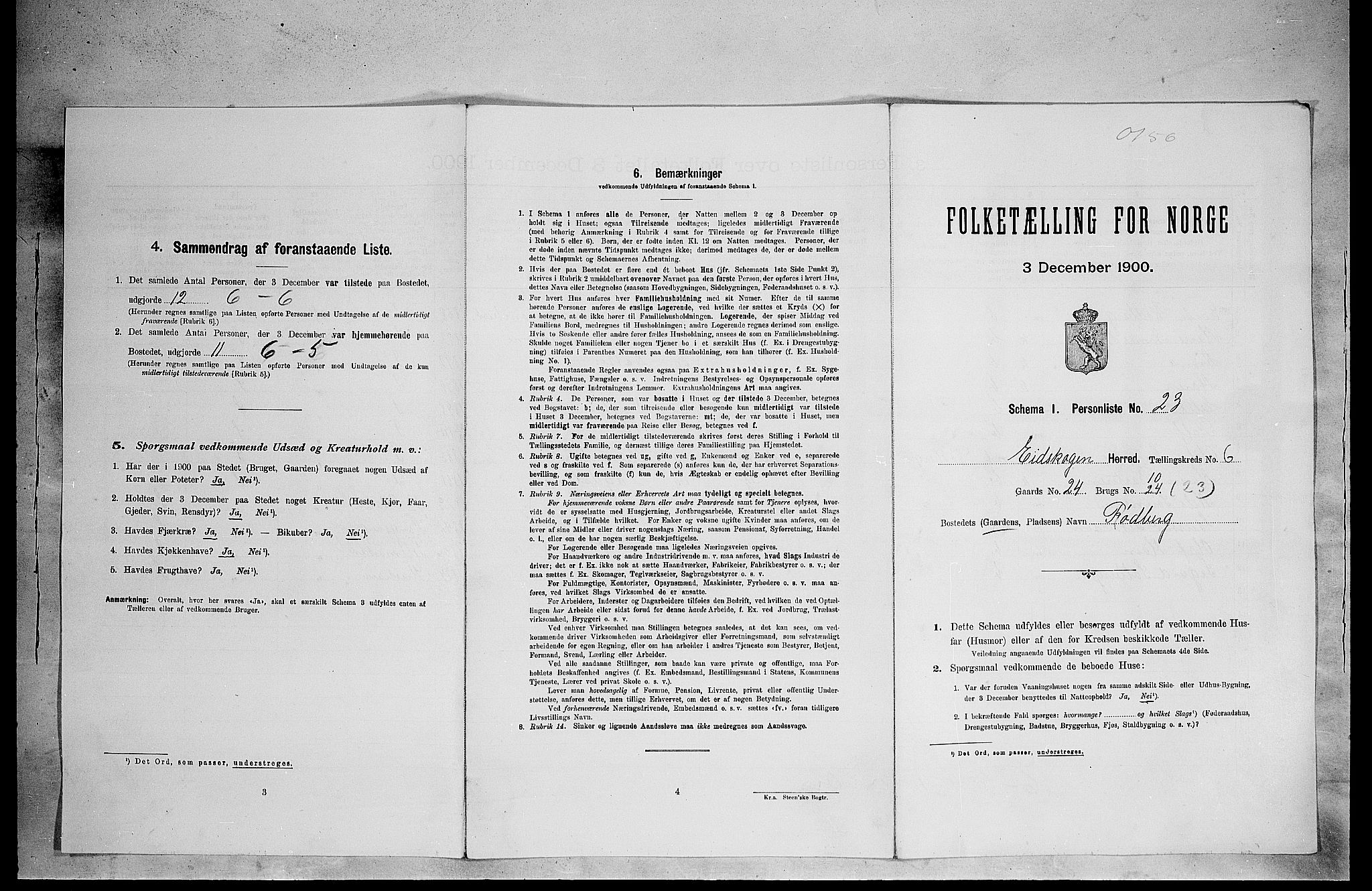 SAH, Folketelling 1900 for 0420 Eidskog herred, 1900, s. 746