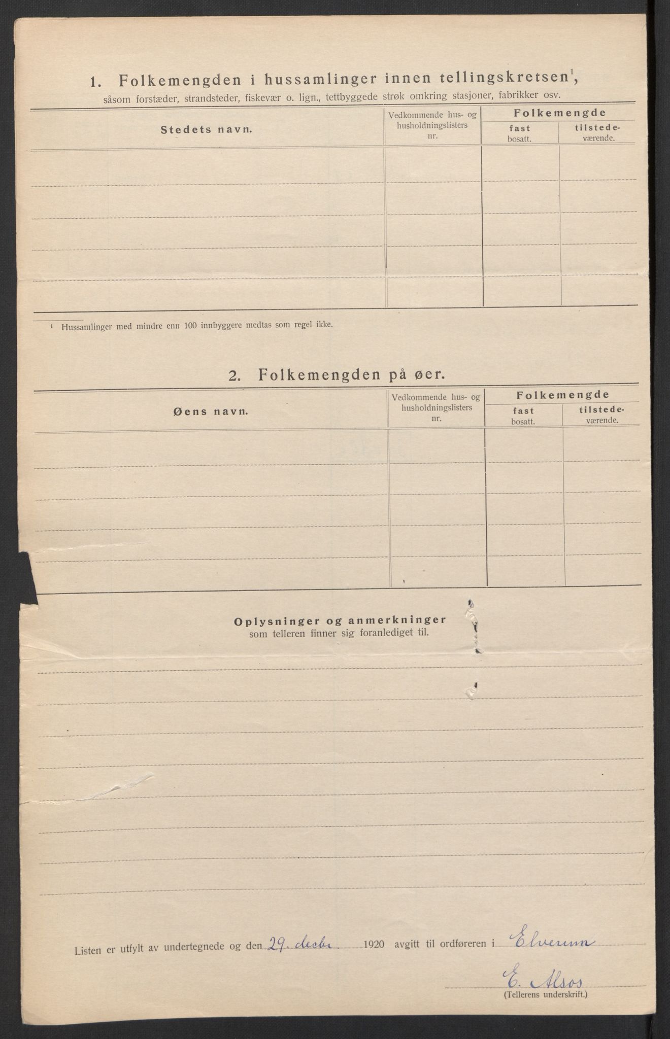 SAH, Folketelling 1920 for 0427 Elverum herred, 1920, s. 18