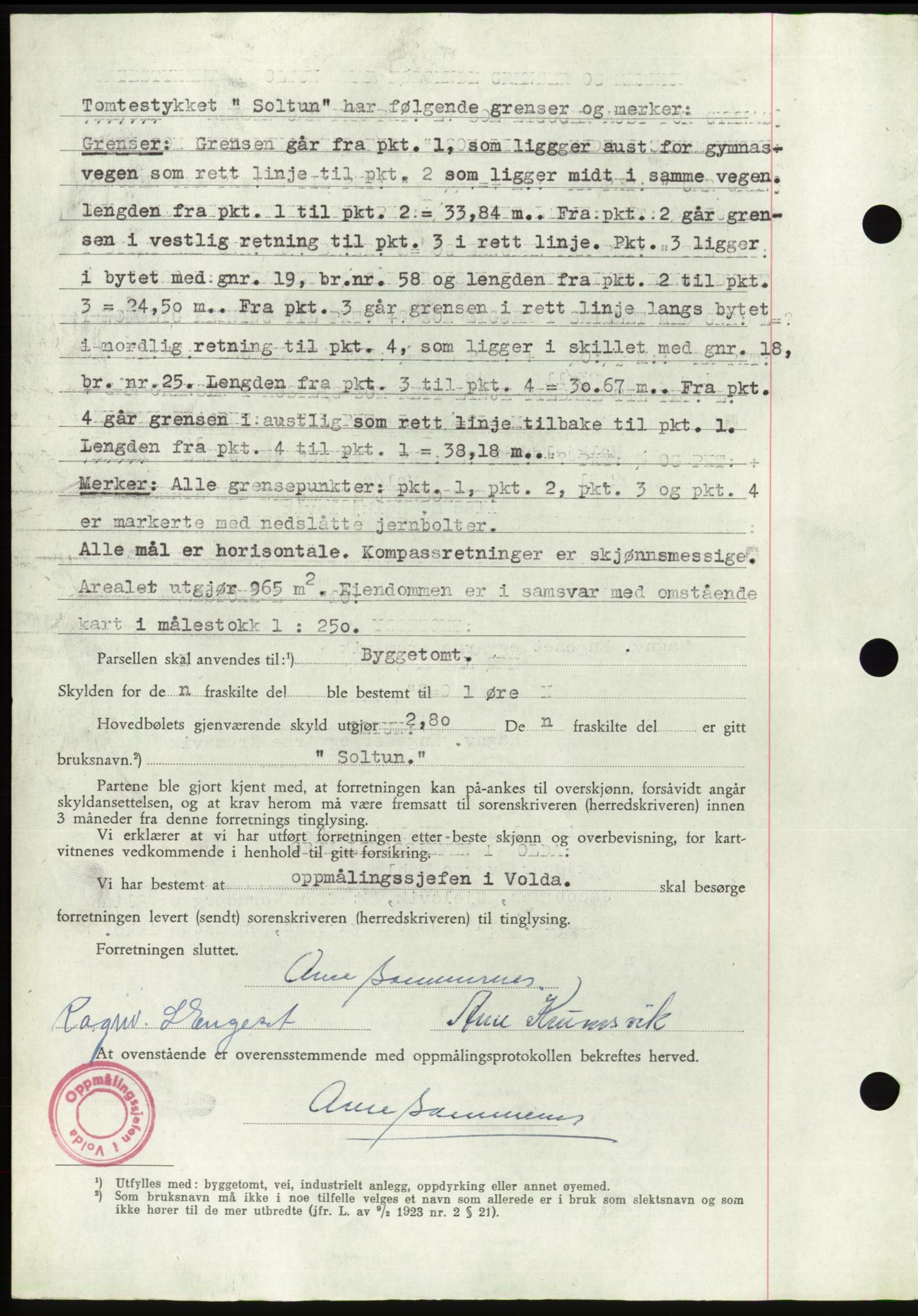 Søre Sunnmøre sorenskriveri, AV/SAT-A-4122/1/2/2C/L0083: Pantebok nr. 9A, 1948-1949, Dagboknr: 1732/1948