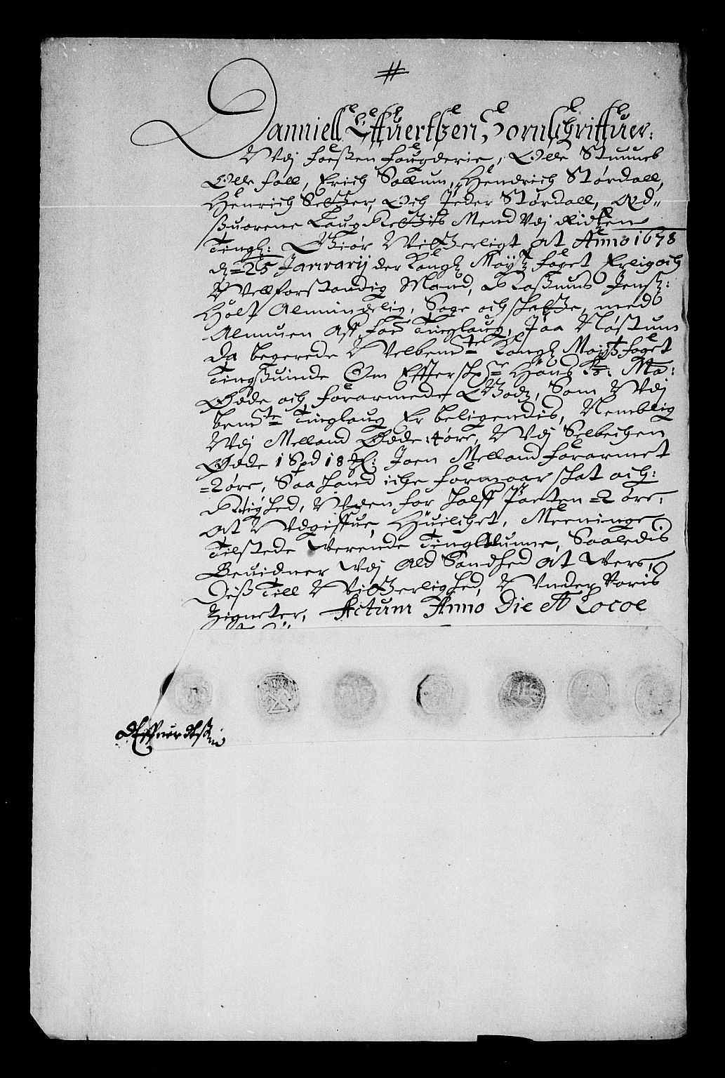 Rentekammeret inntil 1814, Reviderte regnskaper, Stiftamtstueregnskaper, Trondheim stiftamt og Nordland amt, AV/RA-EA-6044/R/Re/L0047: Trondheim stiftamt og Nordland amt, 1677
