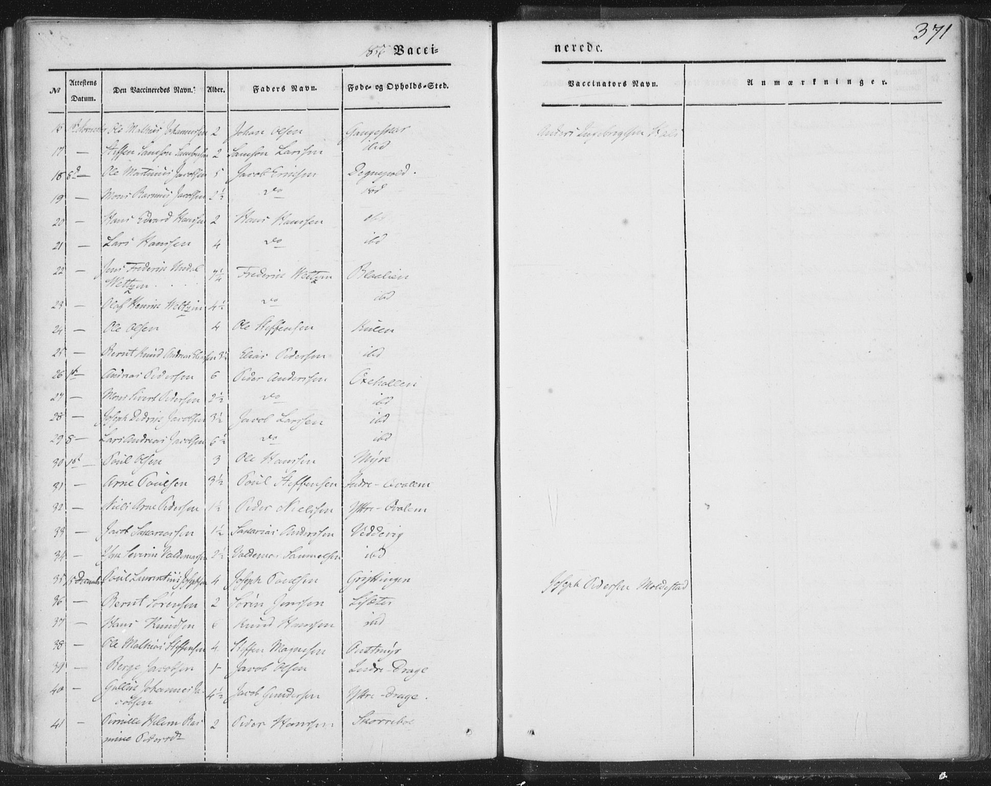 Selje sokneprestembete, AV/SAB-A-99938/H/Ha/Haa/Haaa: Ministerialbok nr. A 10, 1844-1858, s. 371