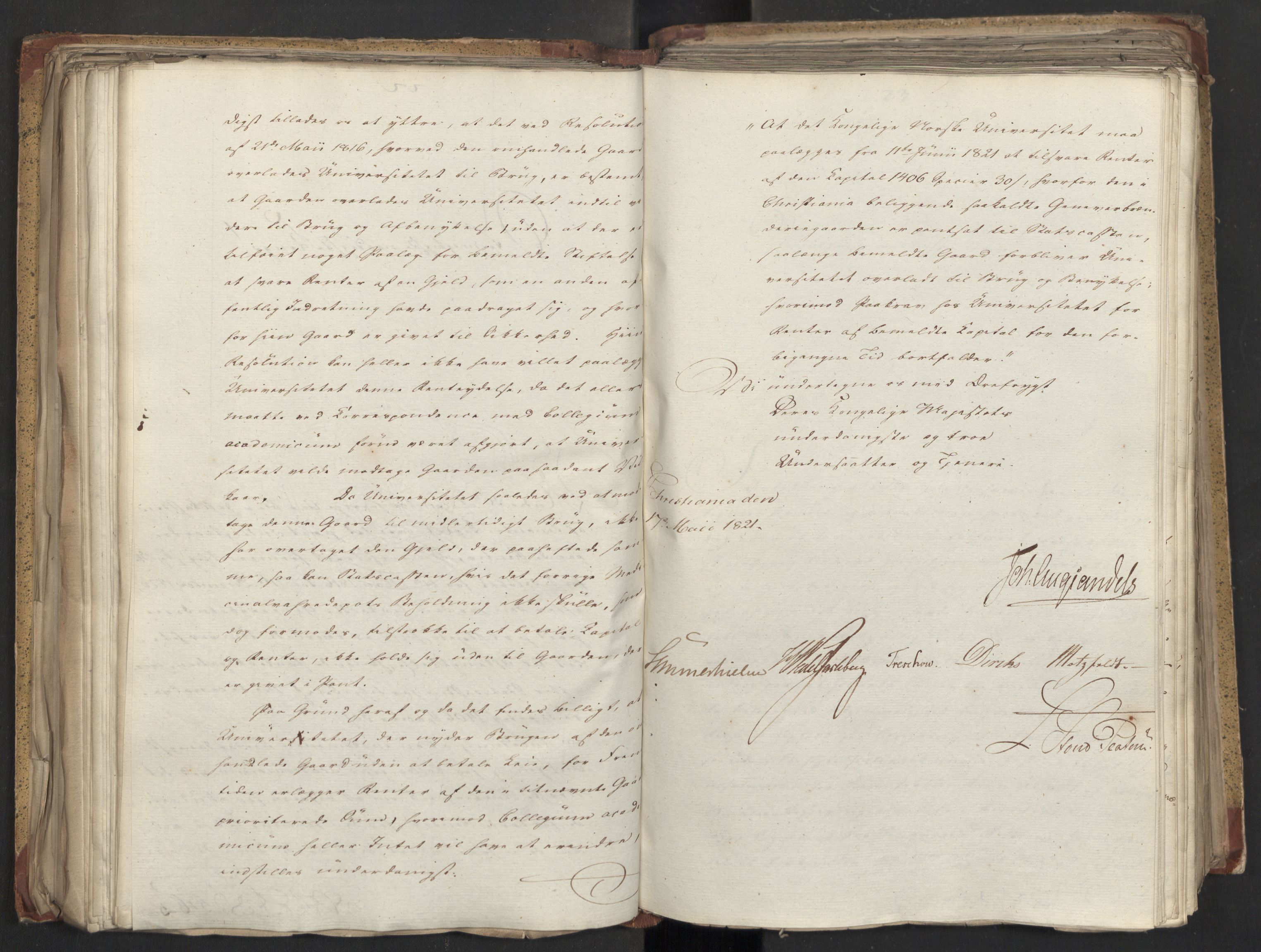 Statsrådsavdelingen i Stockholm, AV/RA-S-1003/D/Da/L0026: Regjeringsinnstillinger nr. 5069-5274, 1821, s. 198