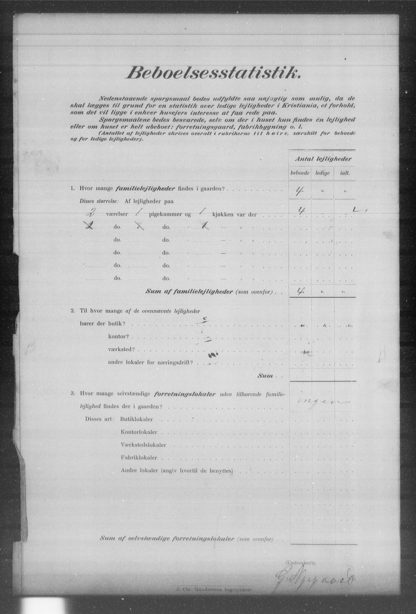 OBA, Kommunal folketelling 31.12.1903 for Kristiania kjøpstad, 1903, s. 12717